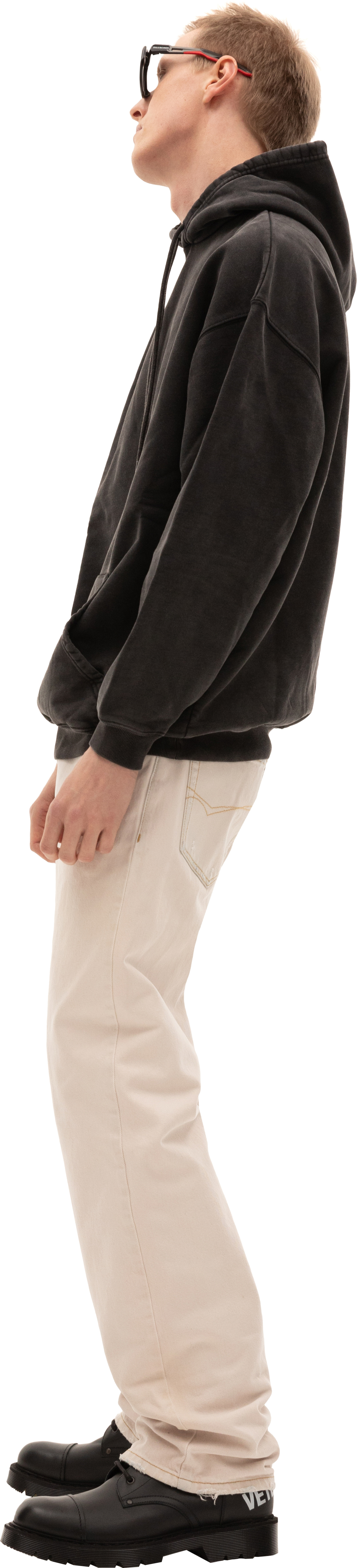 Balenciaga Dark grey Oversize hoodie
