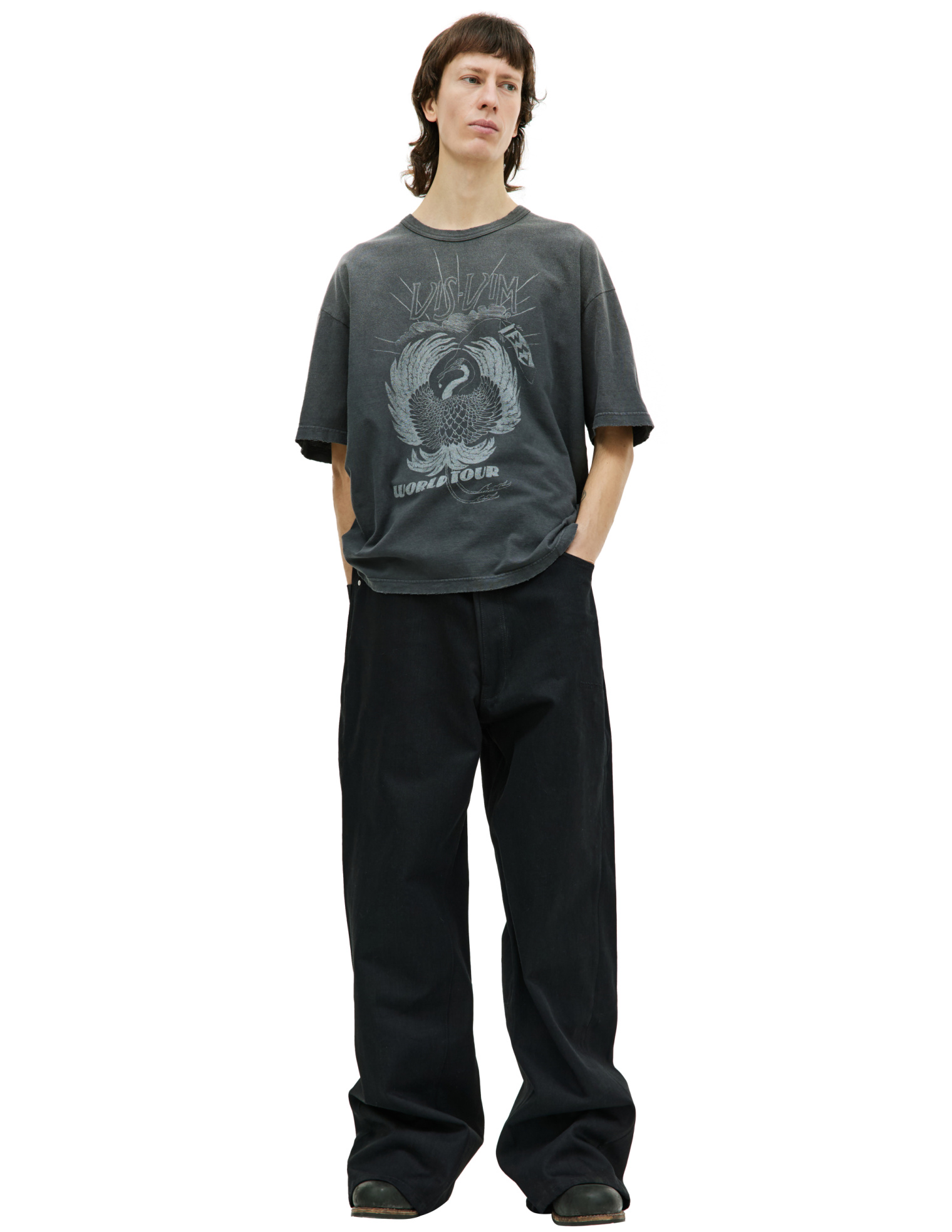 visvim World Tour сotton t-shirt