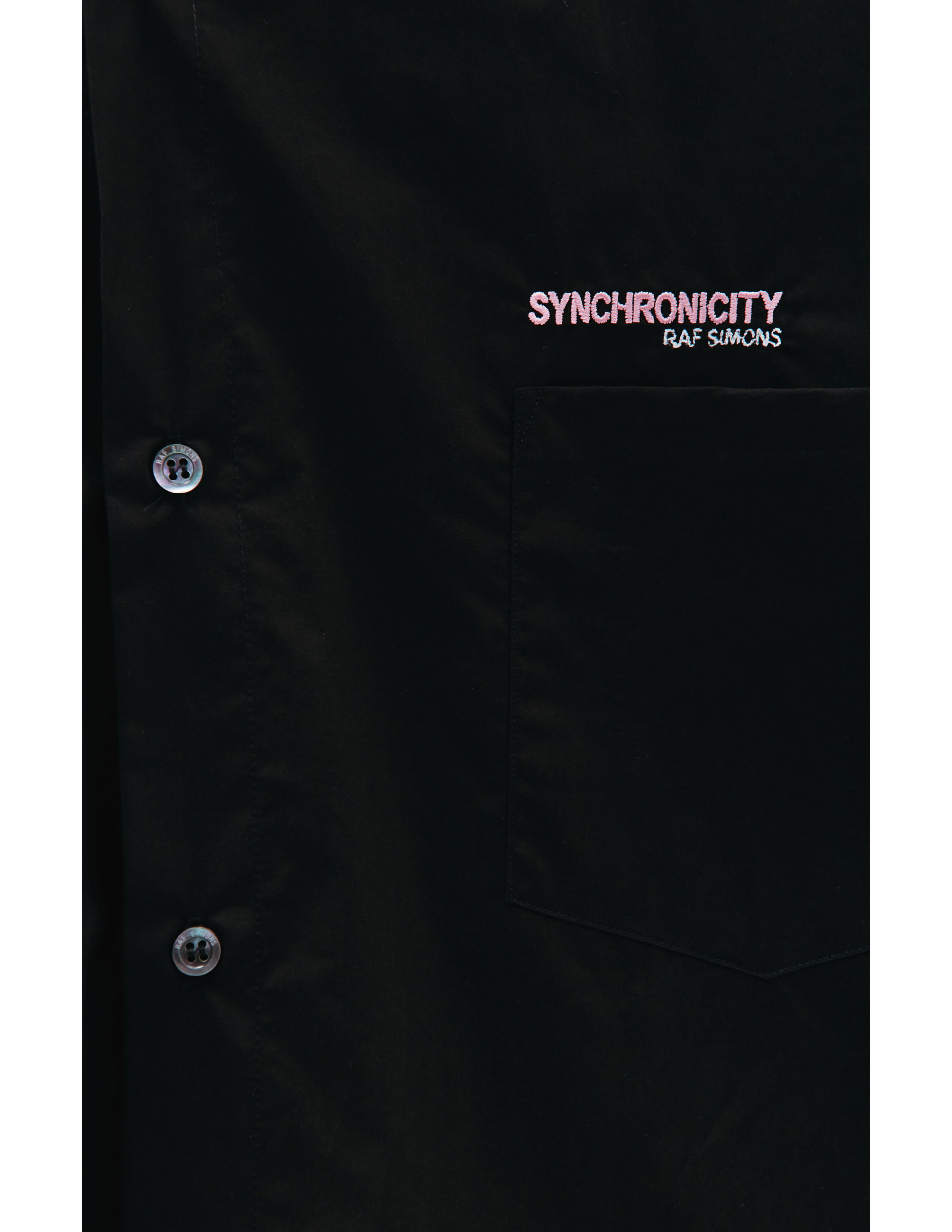 Raf Simons Black Oversize Synchronicity Shirt