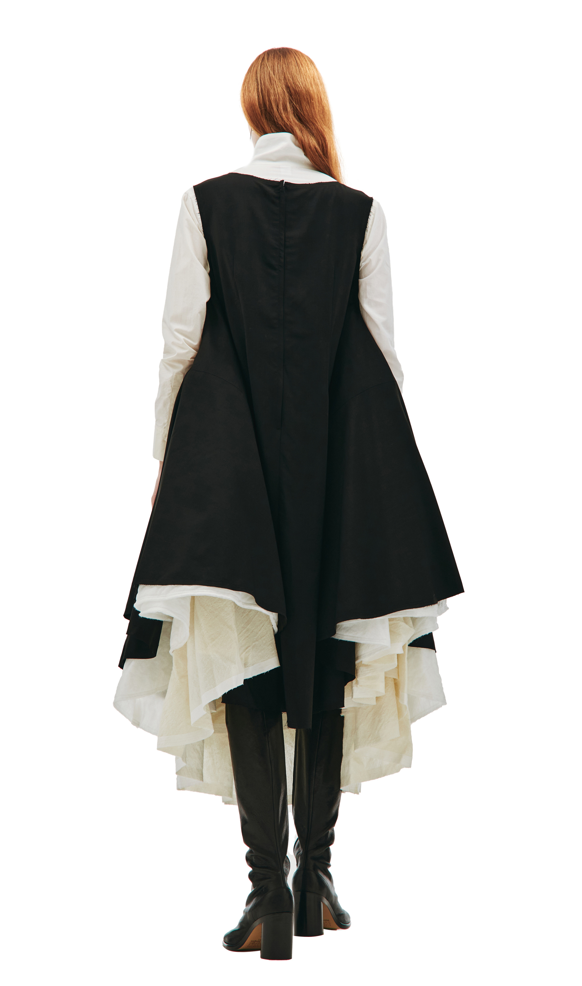 Comme des Garcons CdG Layered asymmetrical dress