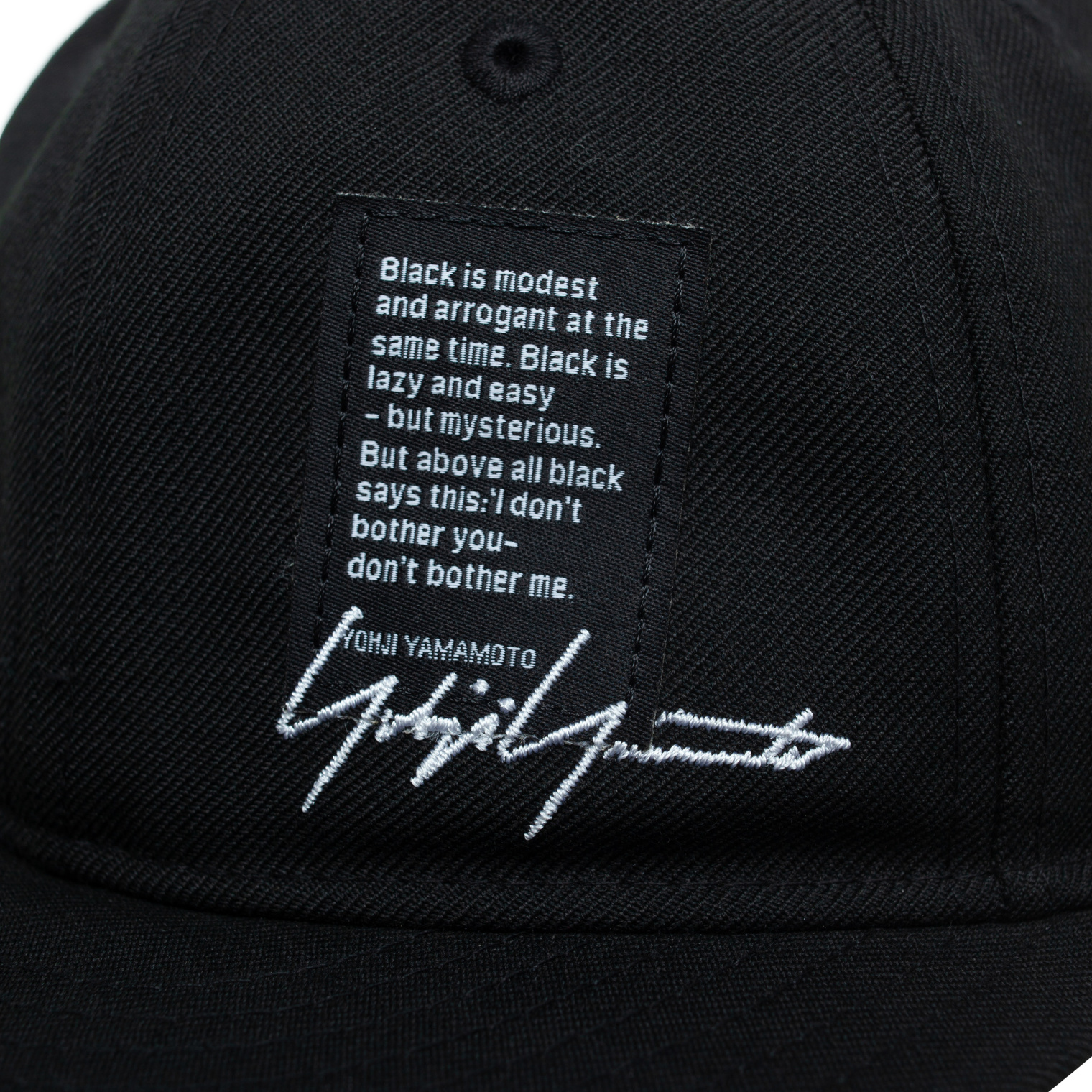 Yohji Yamamoto X New Era cap