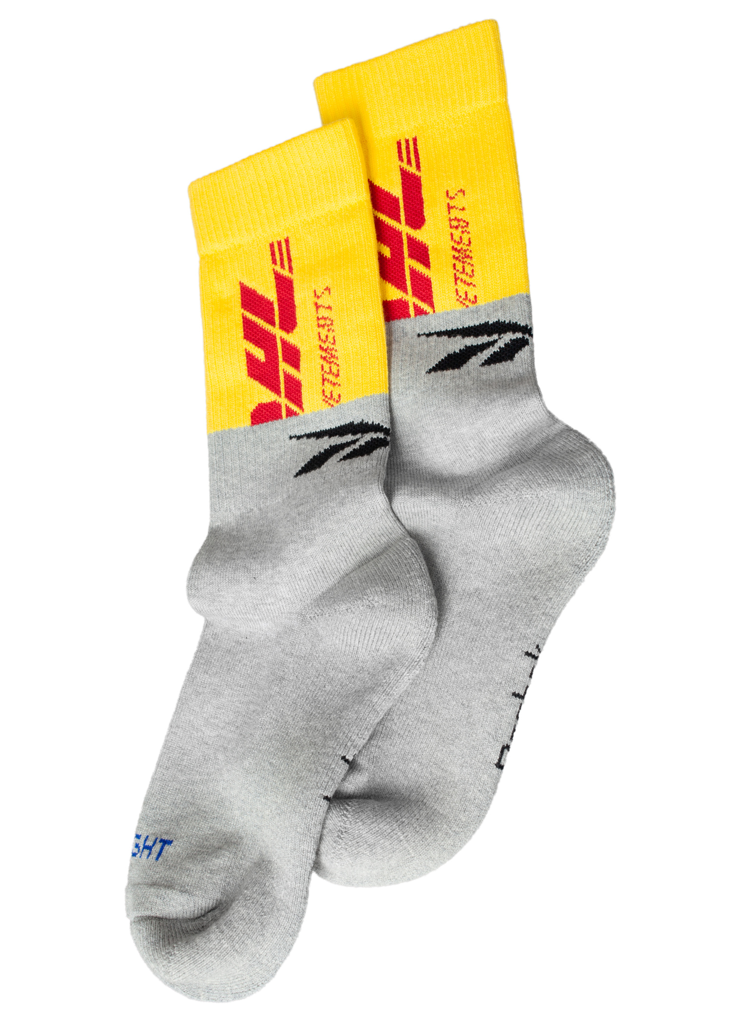 VETEMENTS DHL print socks