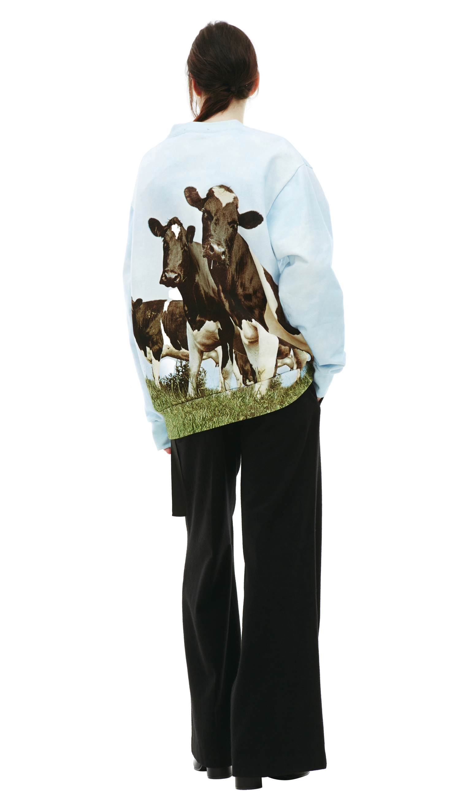 Undercover Pink Floyd Cow print sweatshirt
