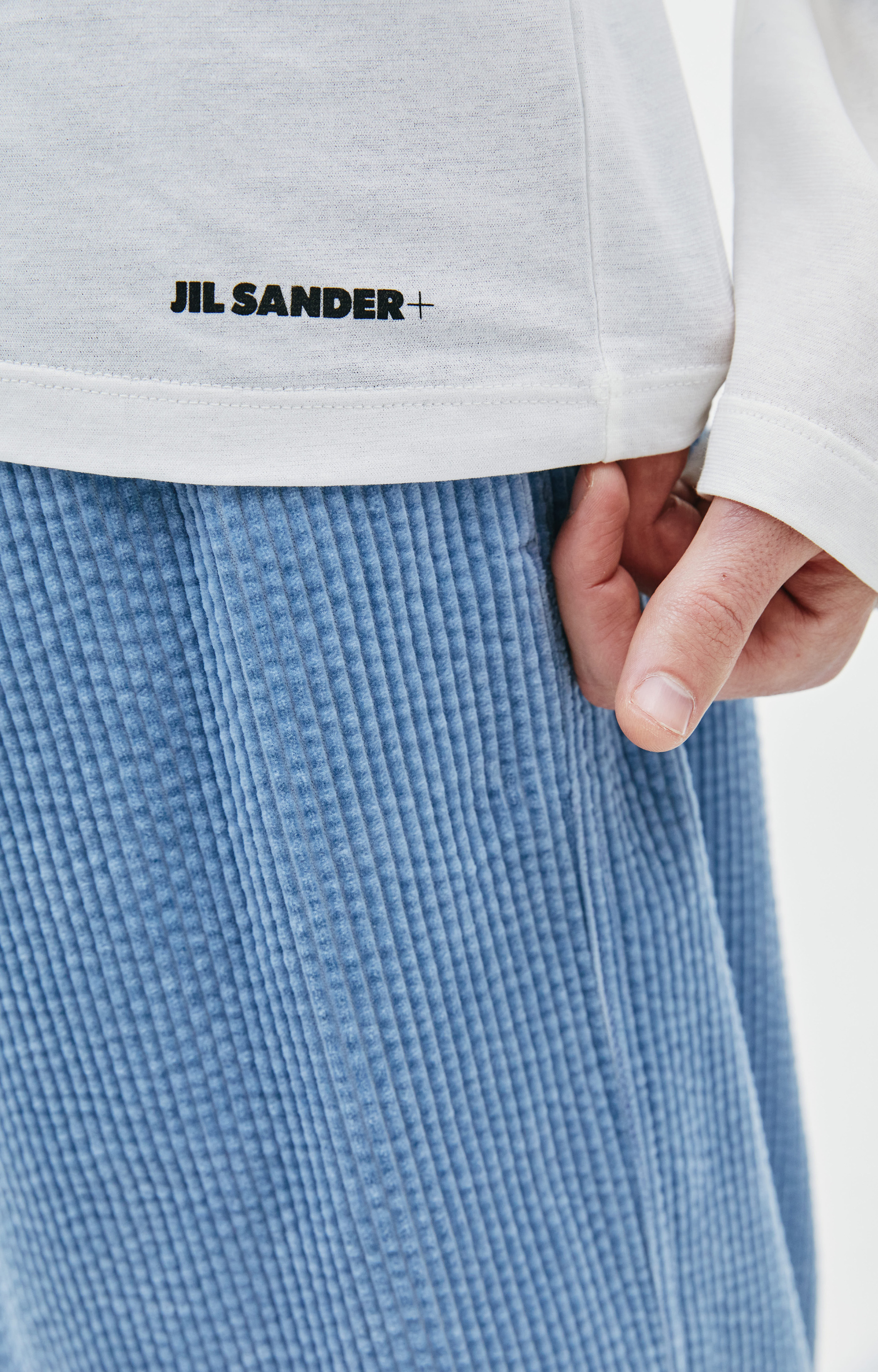 Jil Sander White basic longsleeve
