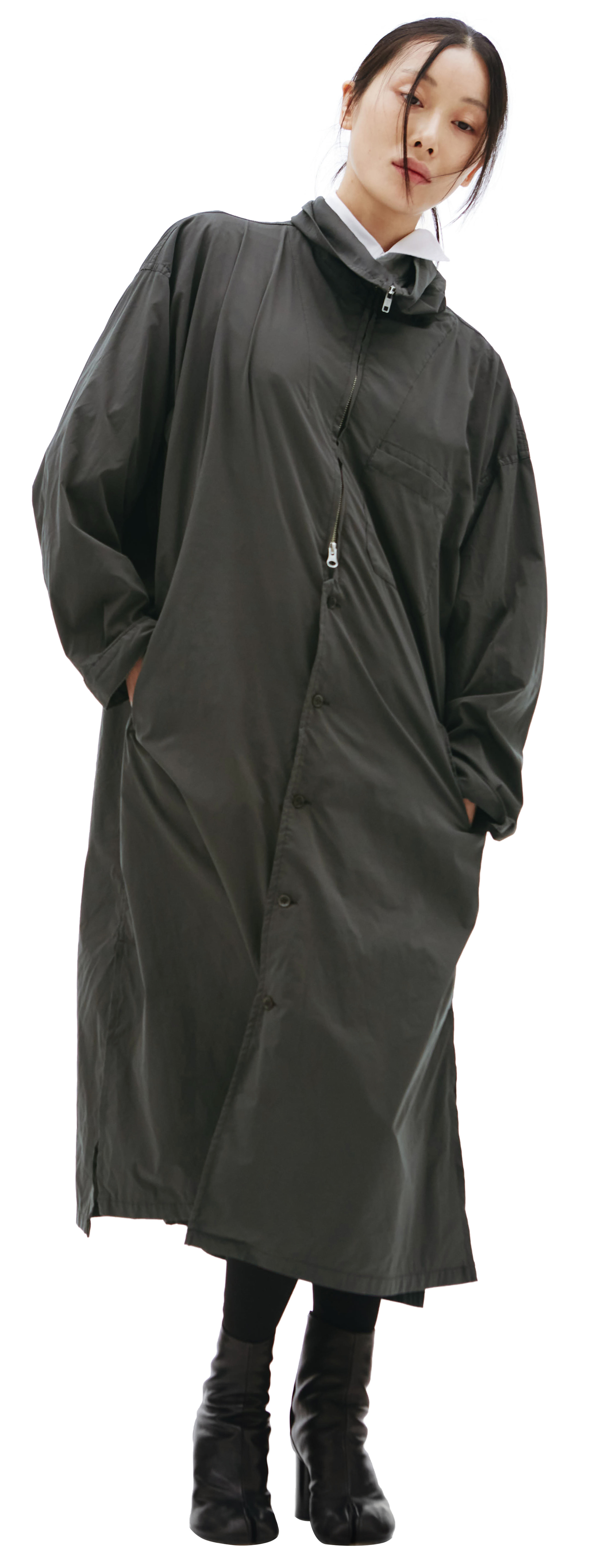 Y\'s U-stand collar coat