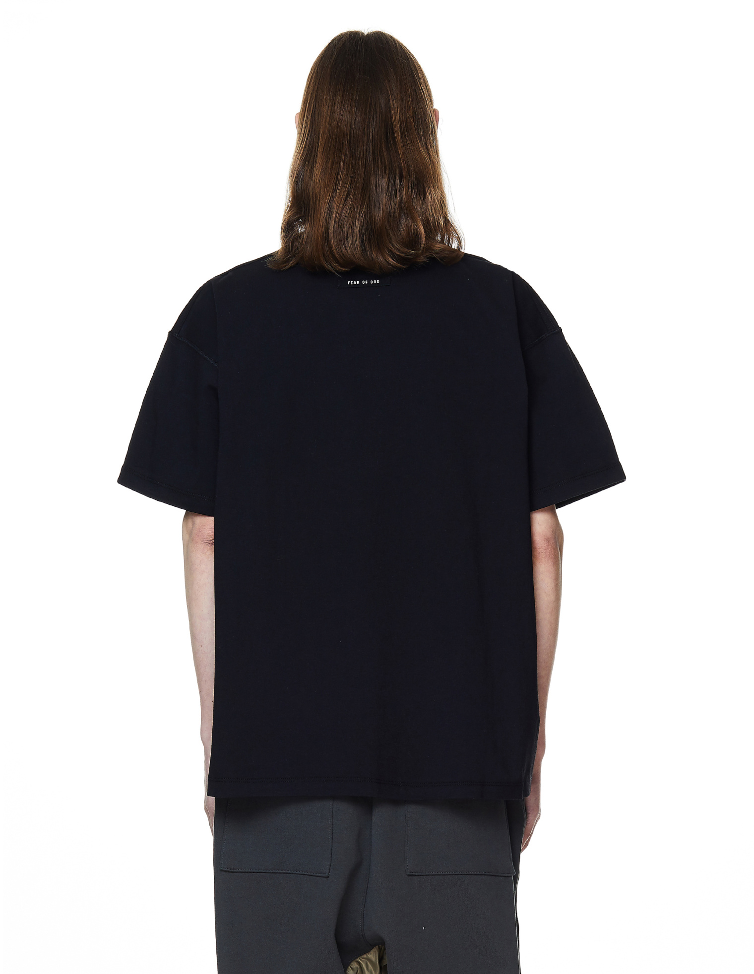 Fear of God Футболка с разноцветным принтом FG