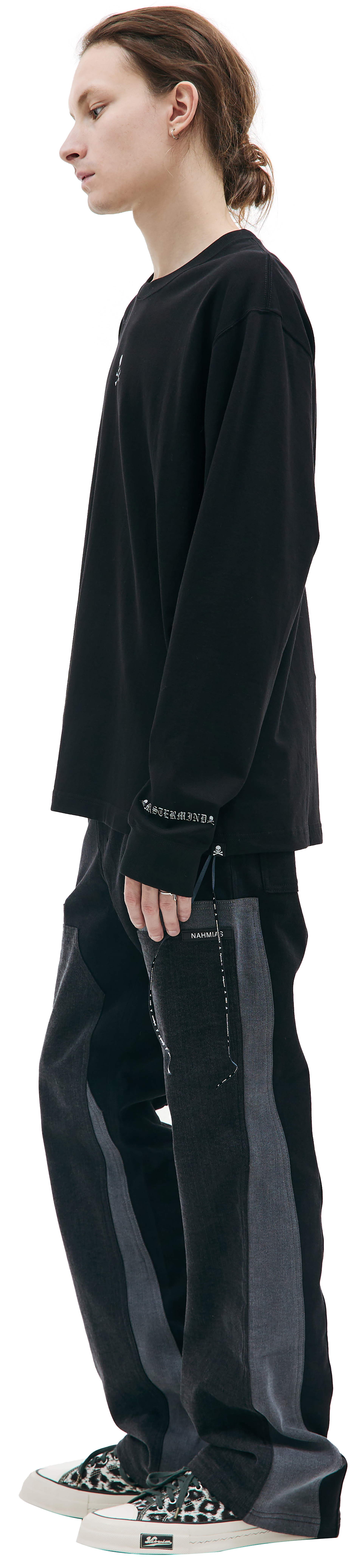 Mastermind WORLD Black cotton longsleeve