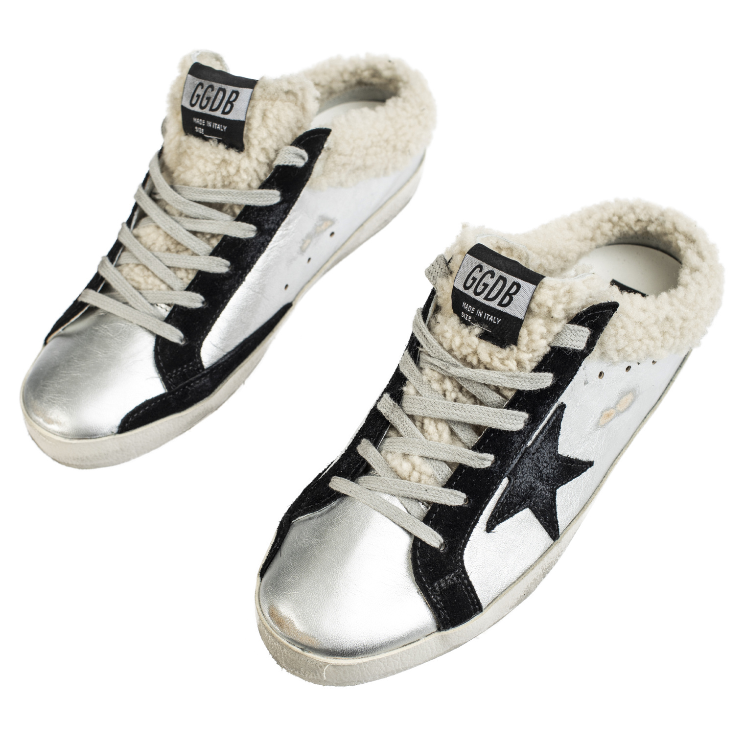 Golden Goose Кеды Sabots с мехом