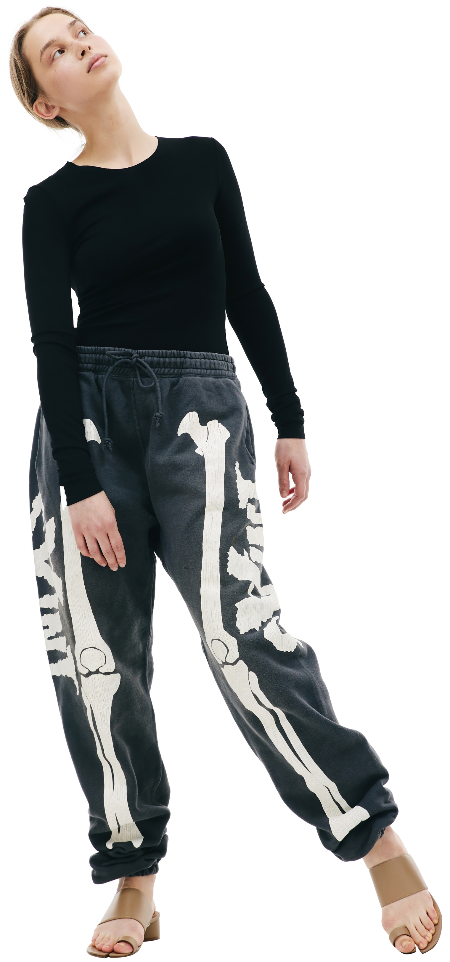 Saint Michael Bone printed sweatpants