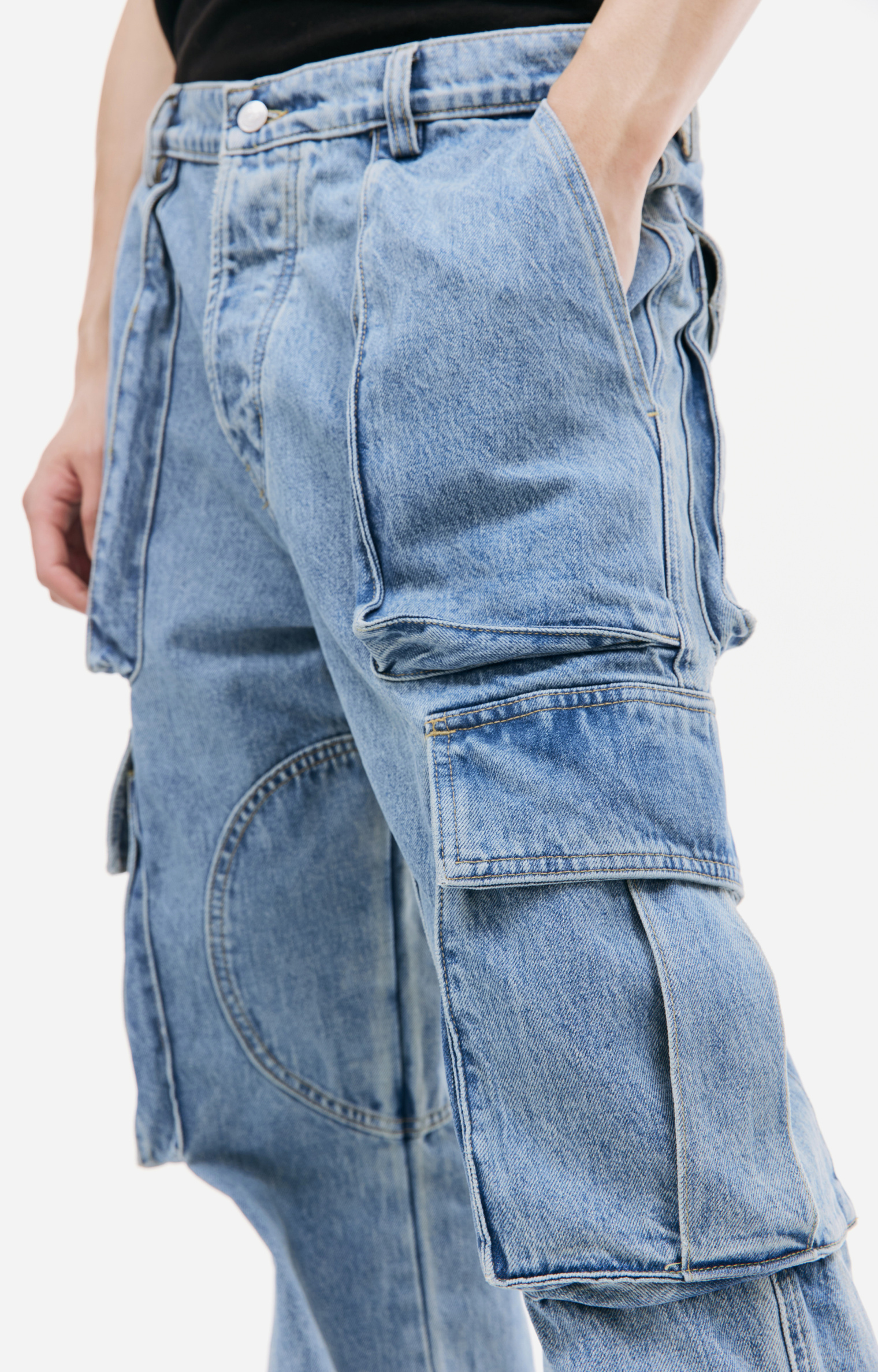 Nahmias Mid-rise cargo jeans