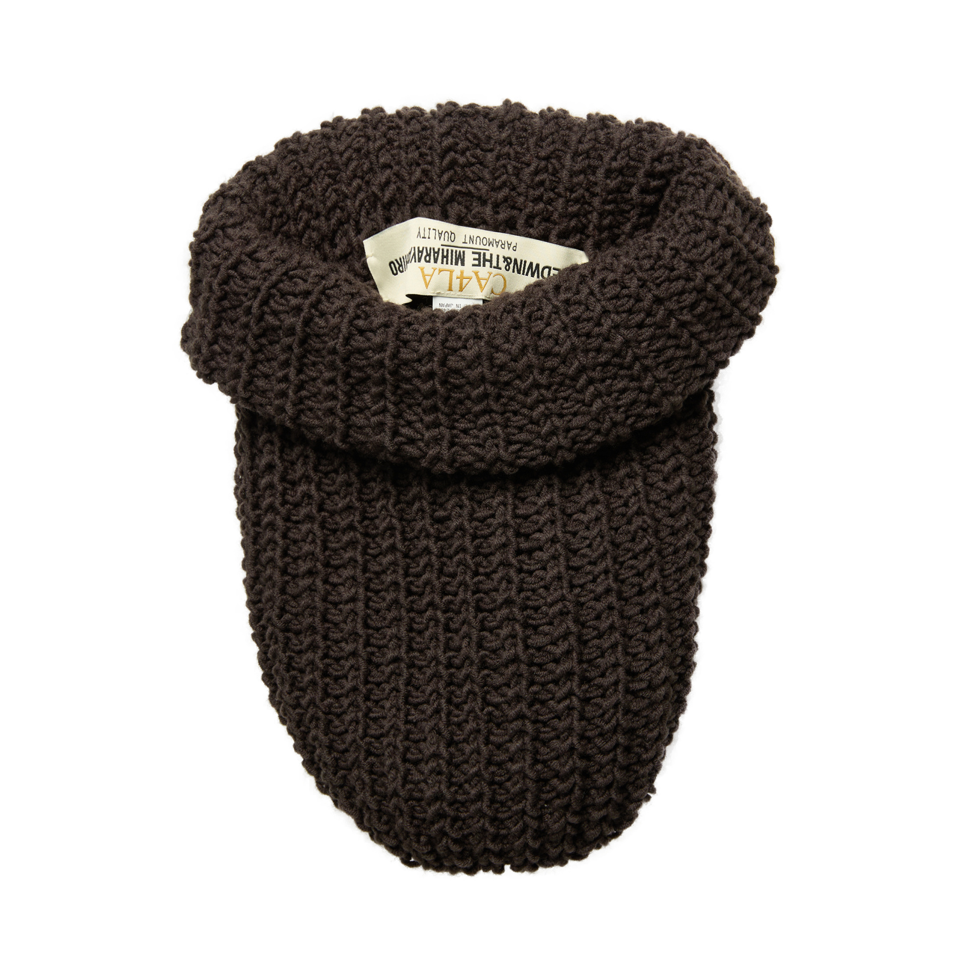 Maison Mihara Yasuhiro Brown High Wool Beanie