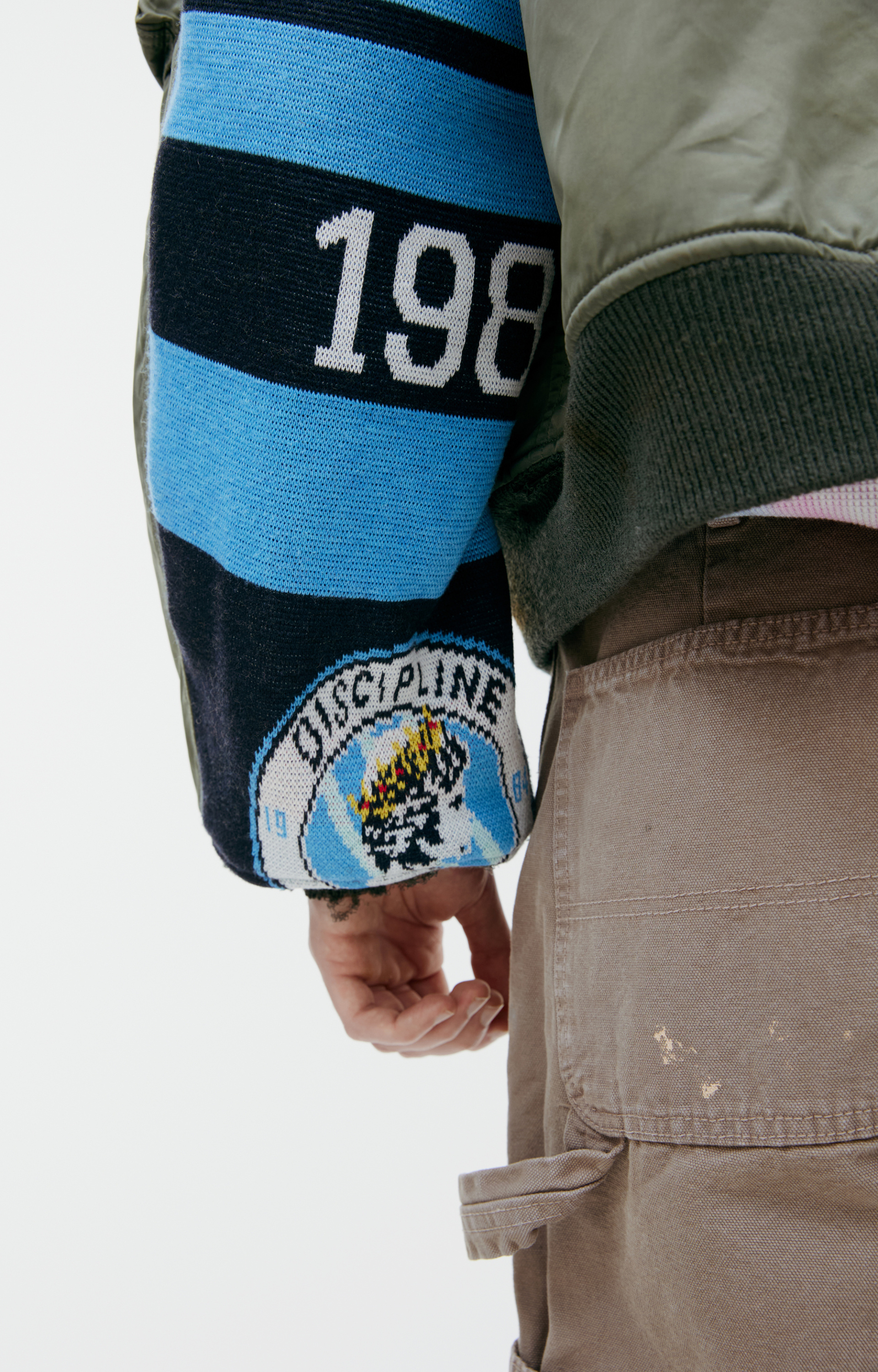 Saint Mxxxxxx Jacket with sleeve inserts