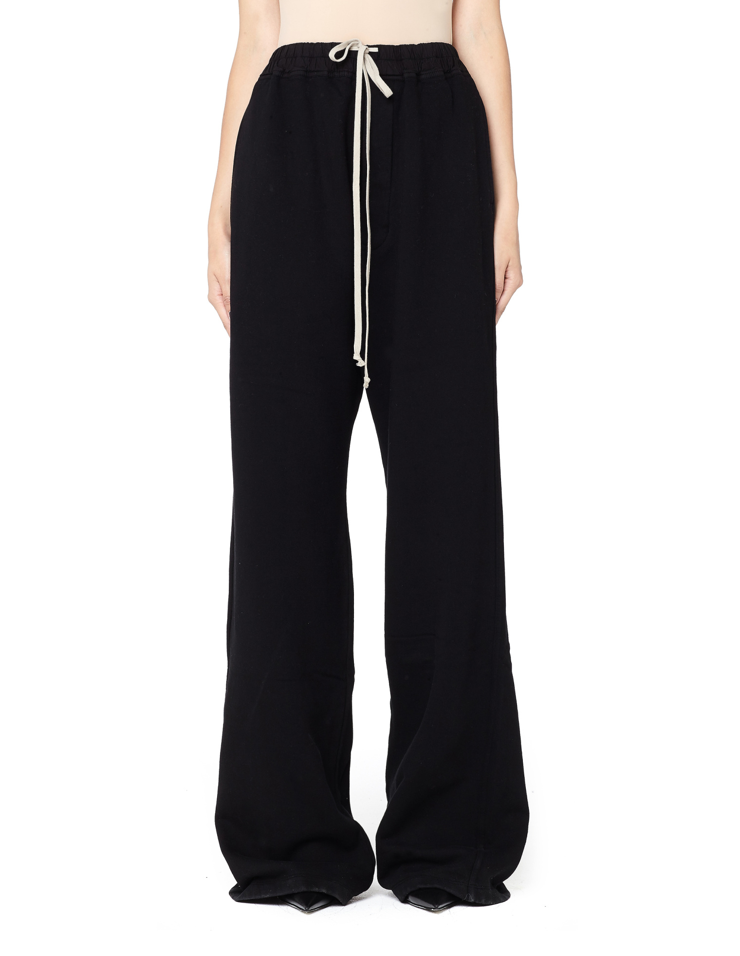 DRKSHDW by Rick Owens Cotton Wide Leg Sweatpants