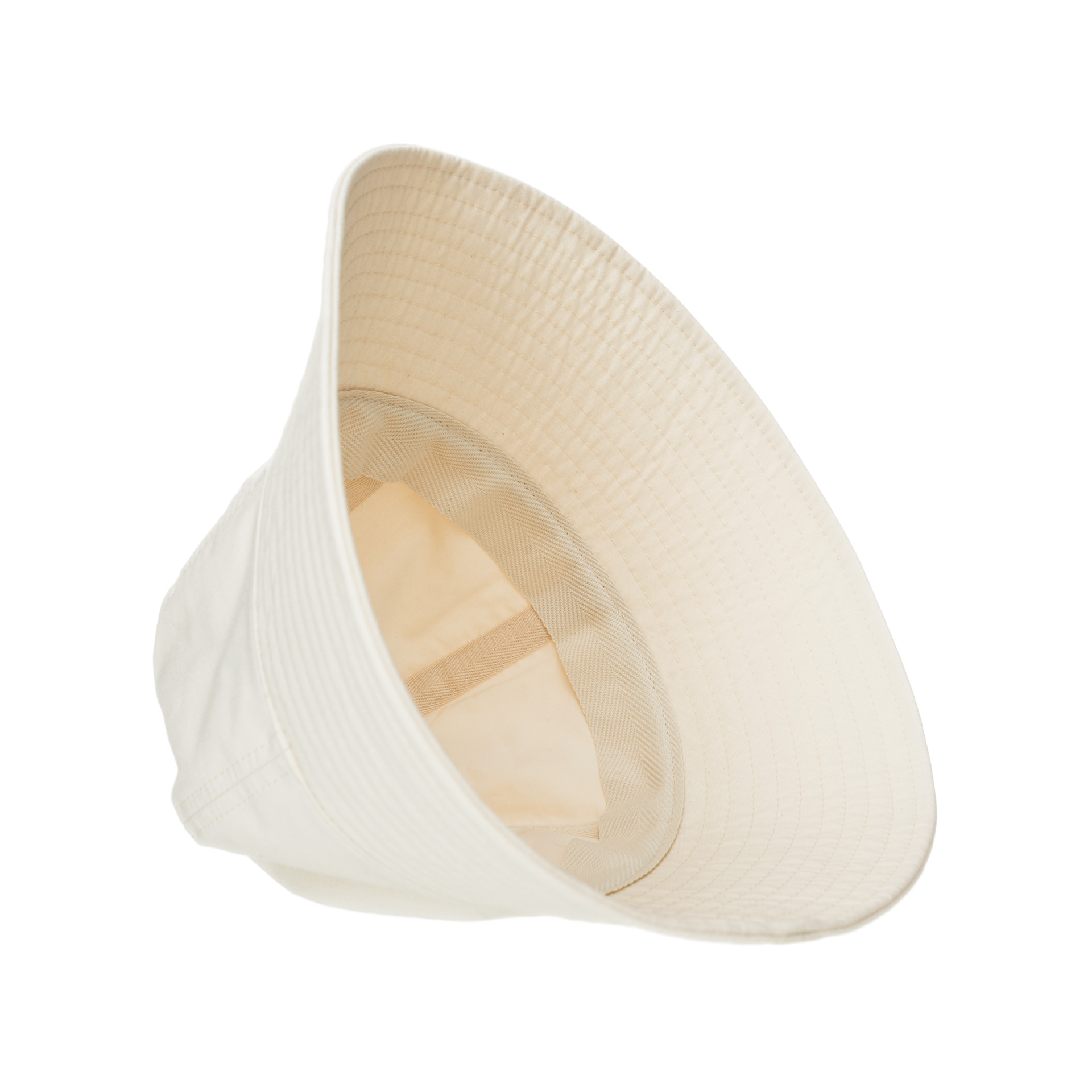 Jil Sander White cotton bucket hat