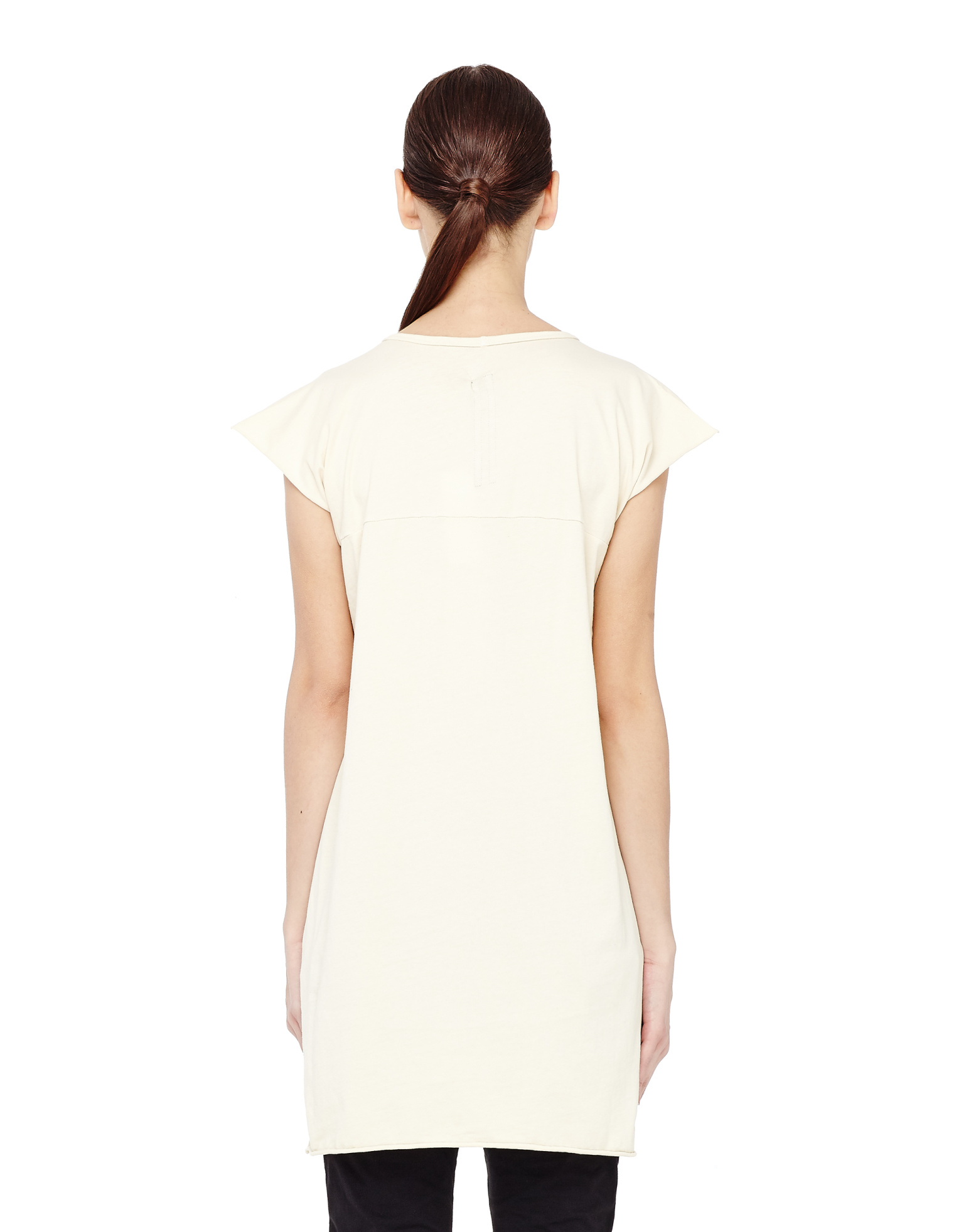 DRKSHDW by Rick Owens Удлиненный хлопковый топ