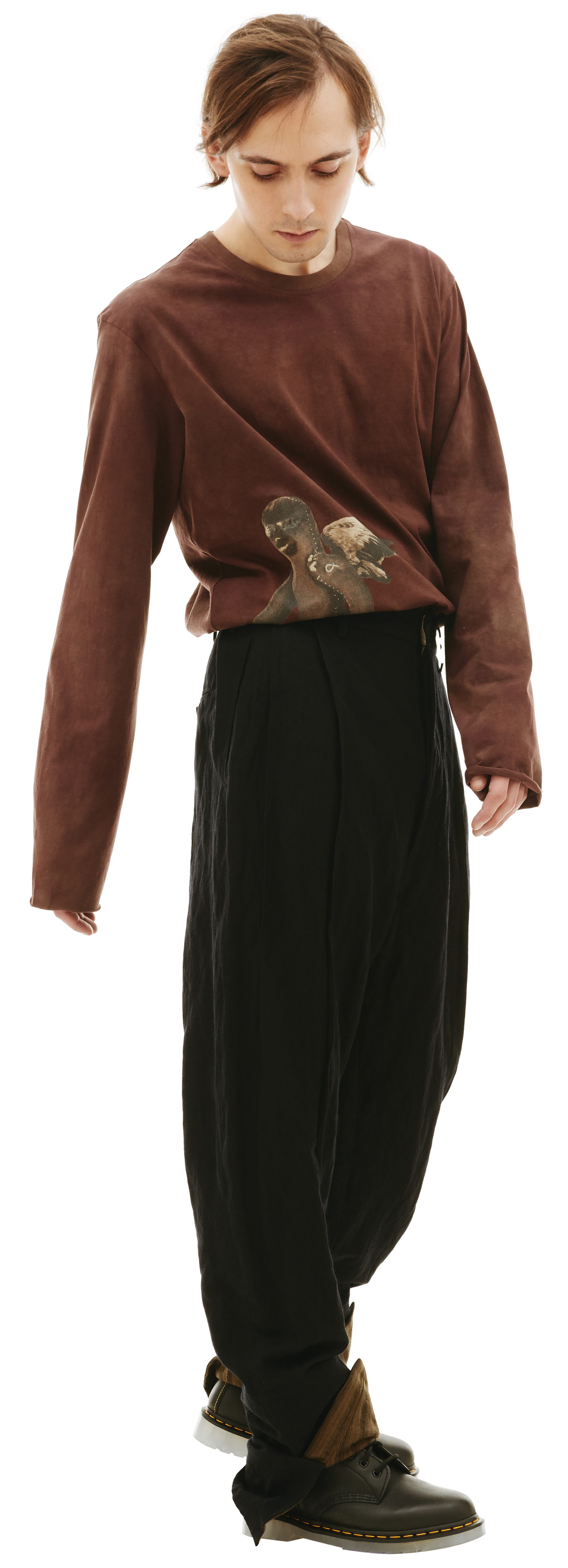 Ziggy Chen Long trousers with slits