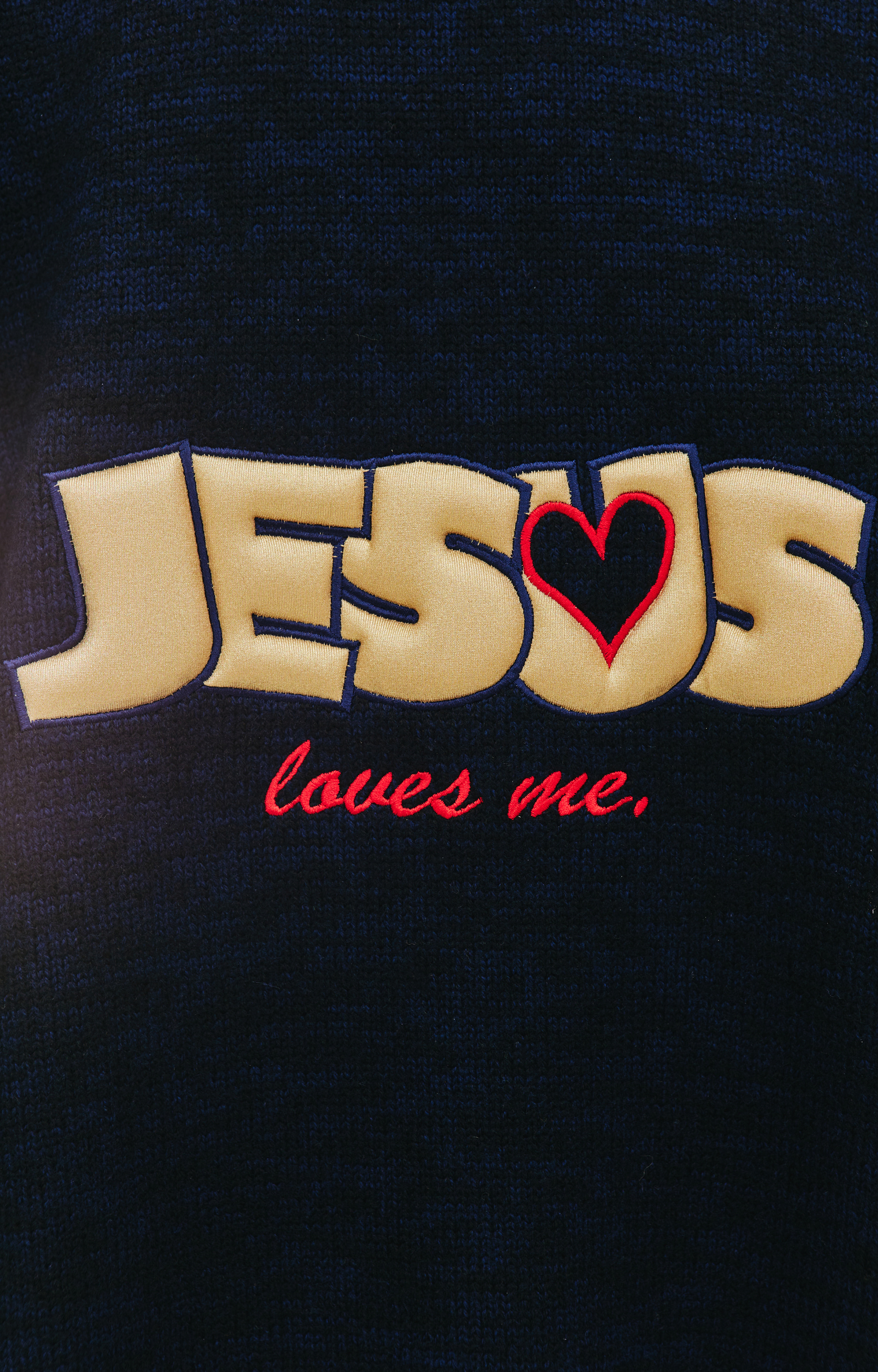 VETEMENTS \'Jesus Loves Me\' wool sweater