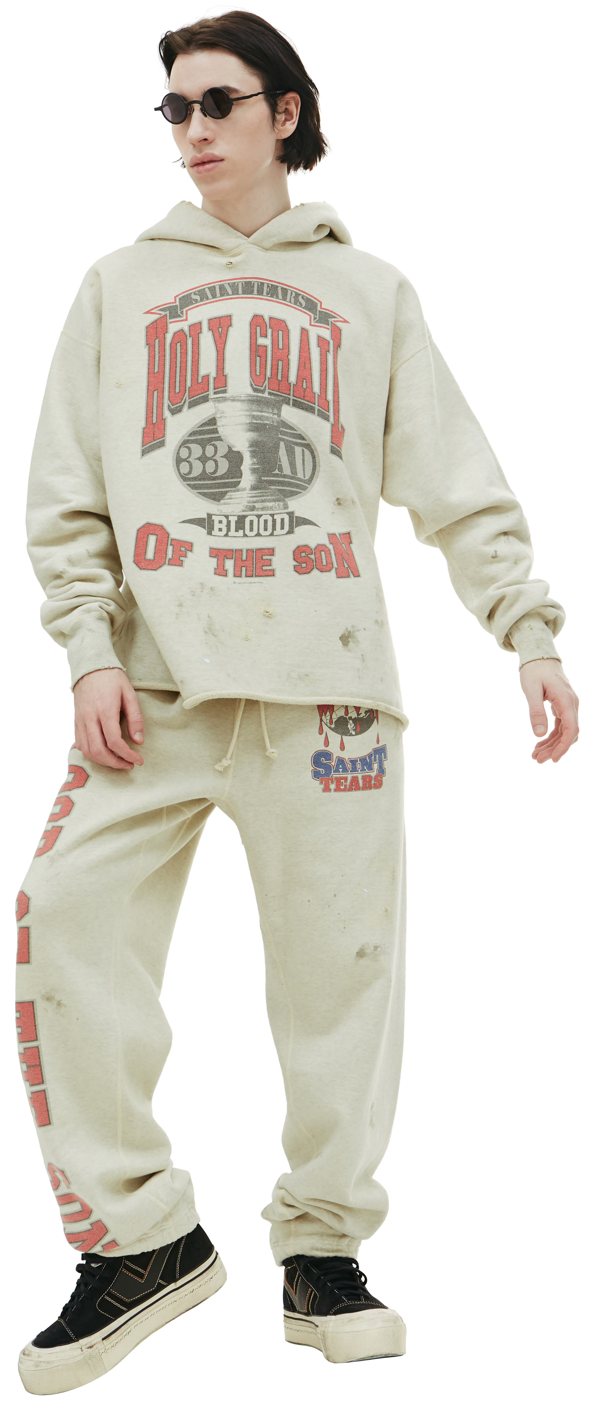 Saint Michael Saint Michael x Denim Tears printed hoodie