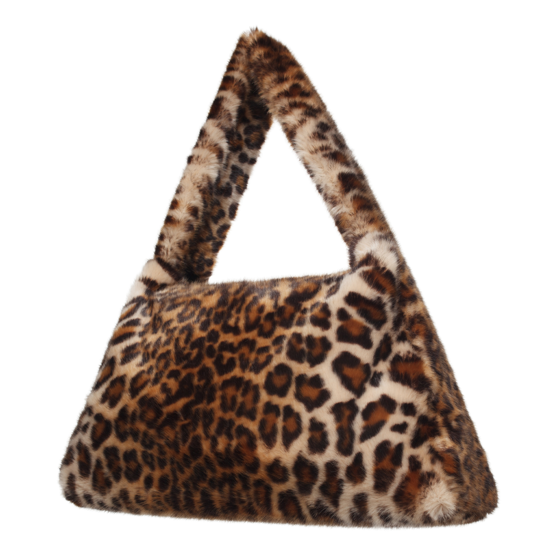 Blumarine Leopard-print faux-fur shoulder bag