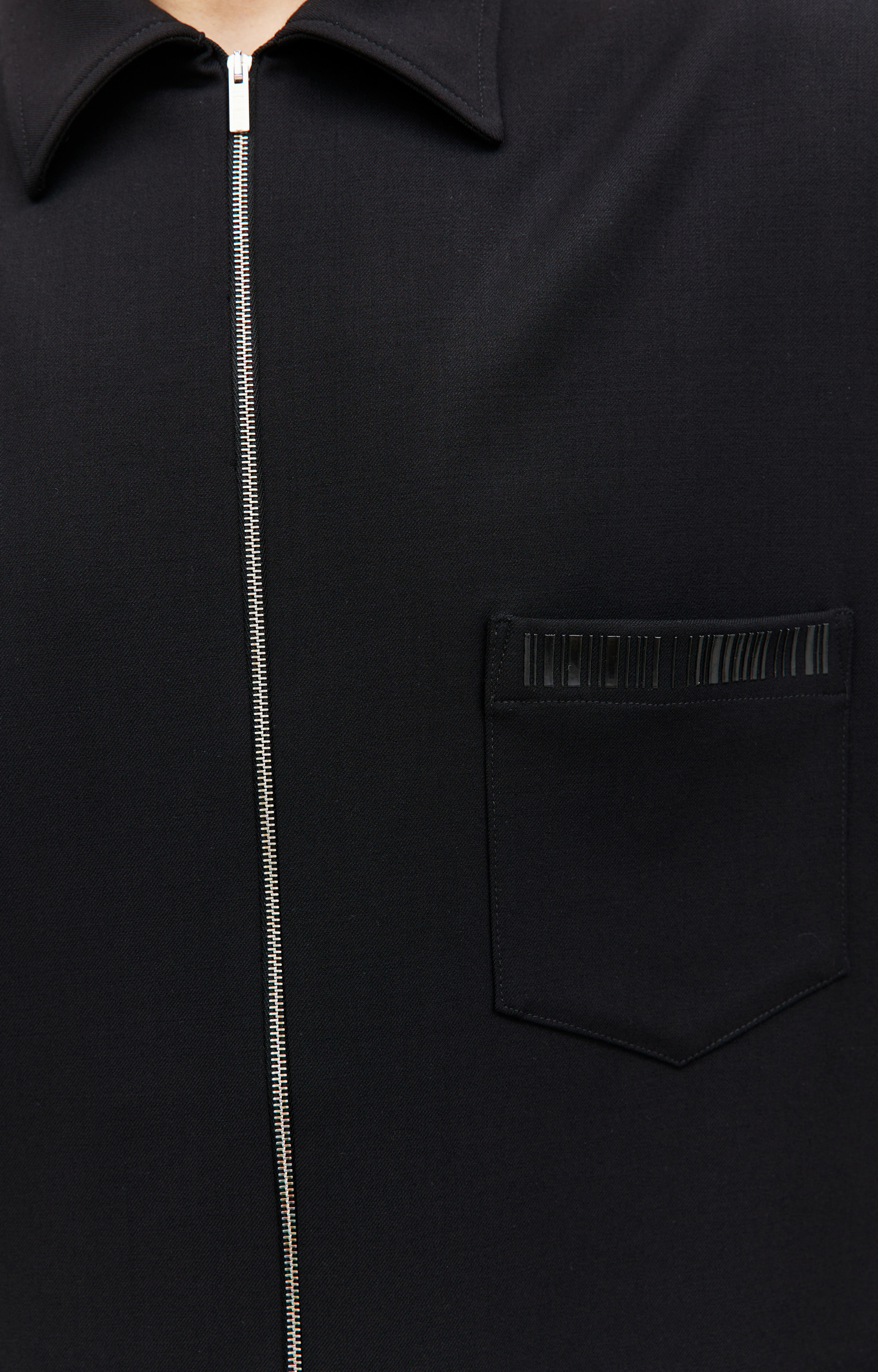 VTMNTS Zip-up short sleeve shirt