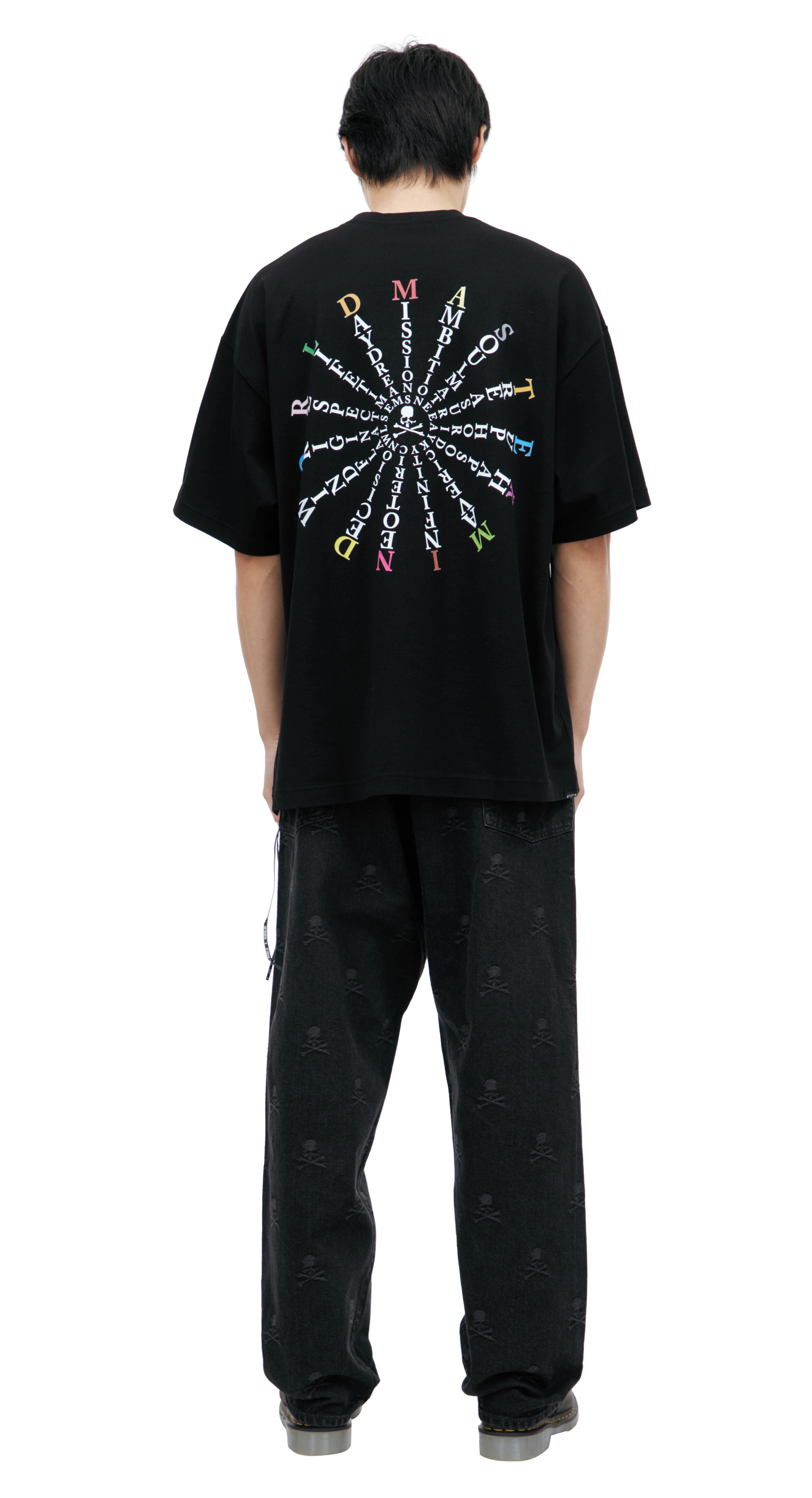 Mastermind WORLD Black print T-shirt