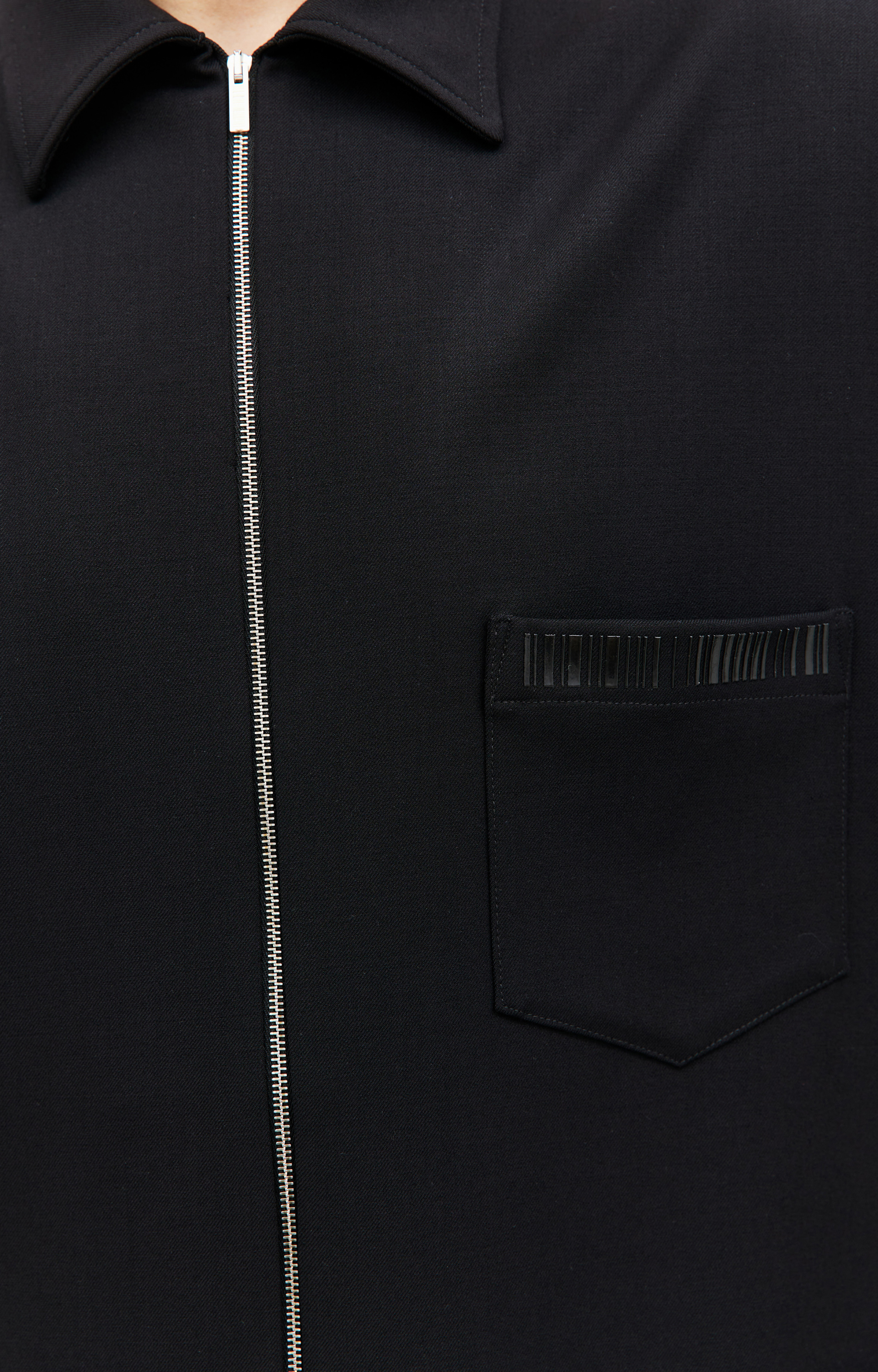 VTMNTS Zip-up short sleeve shirt