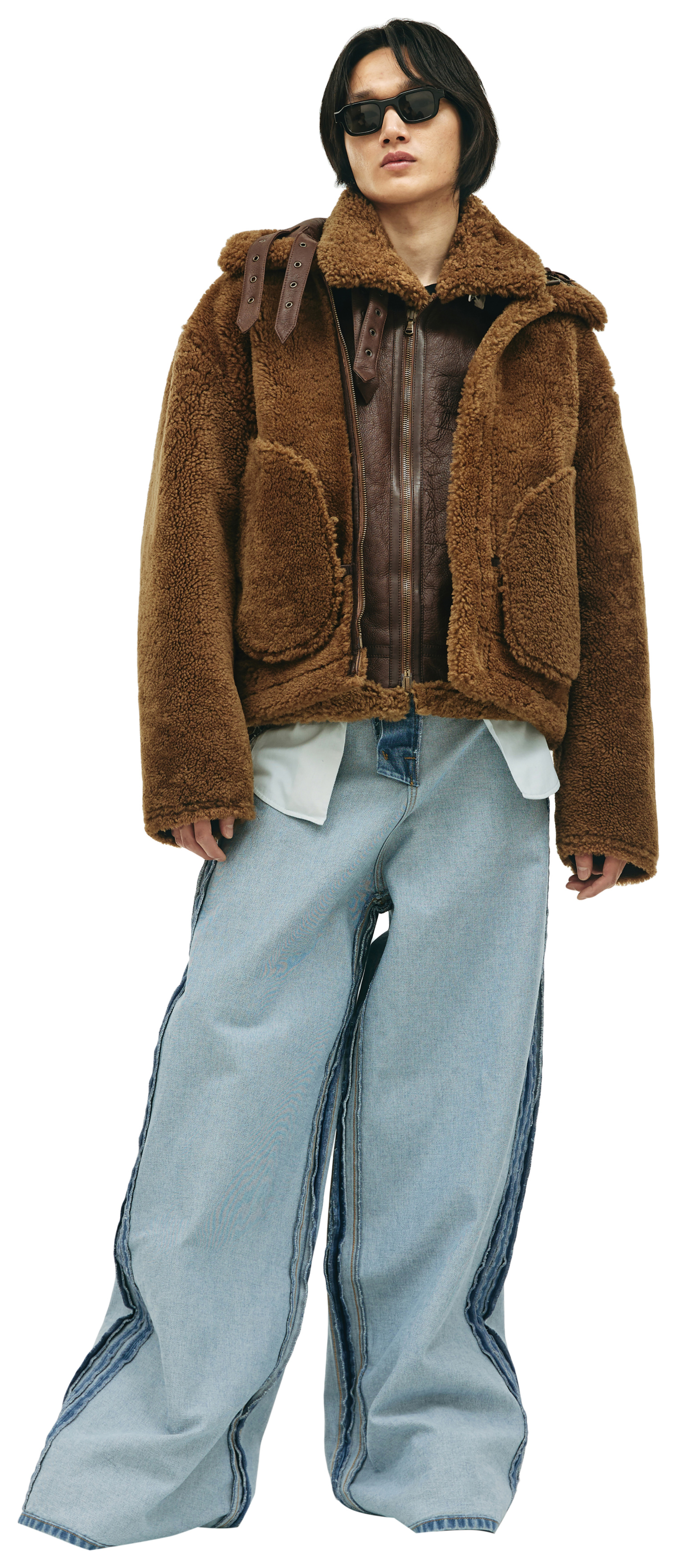 VETEMENTS Двусторонняя дубленка