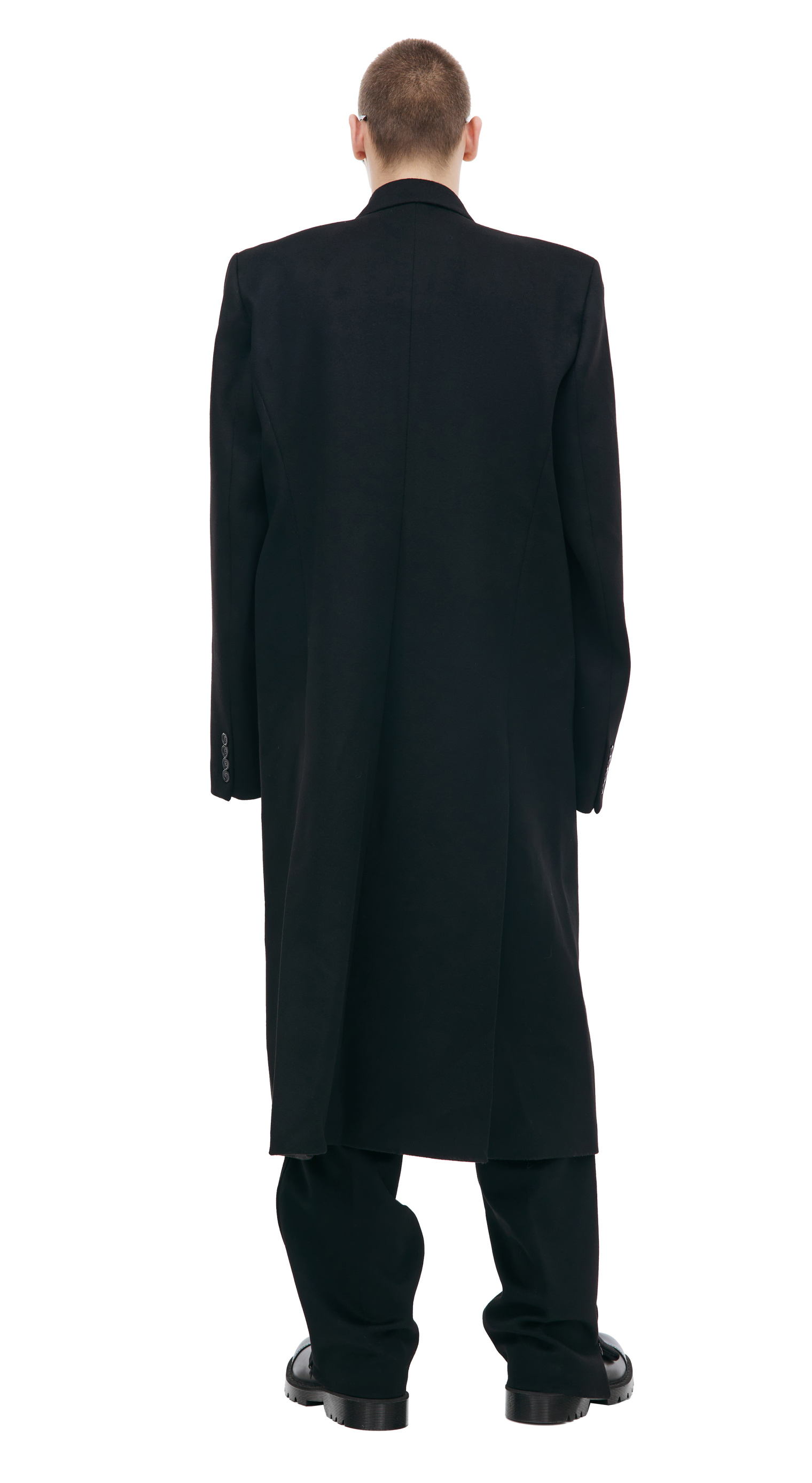 VTMNTS Black wool coat