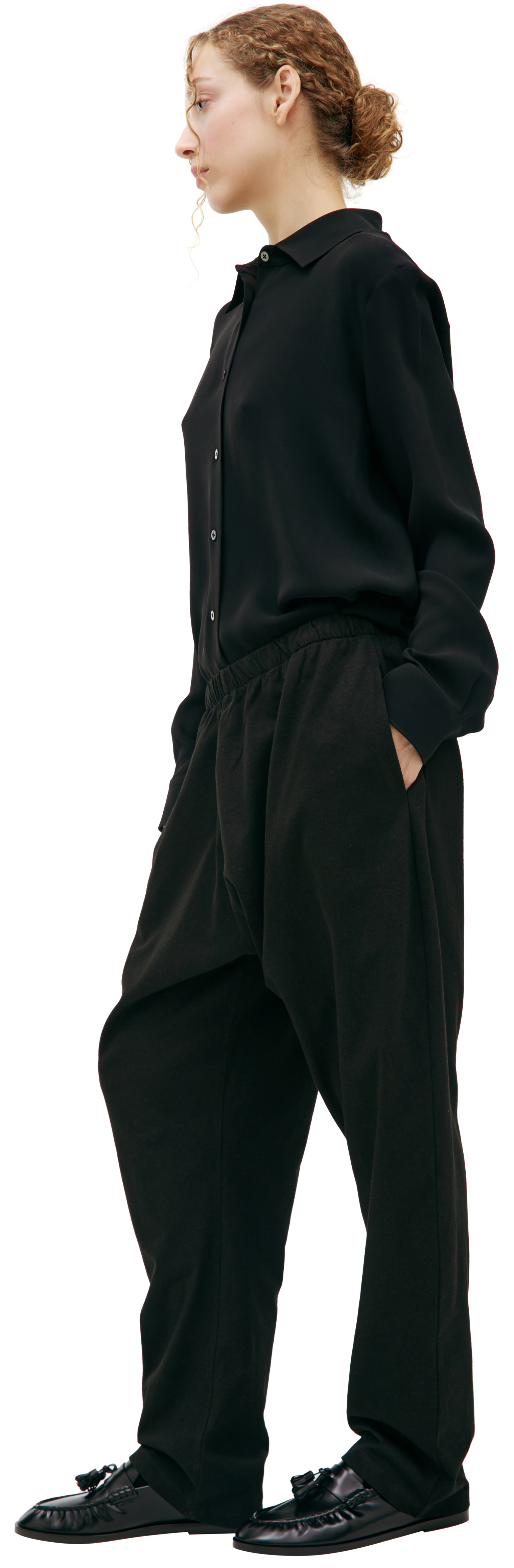 The Row Basic cotton trousers