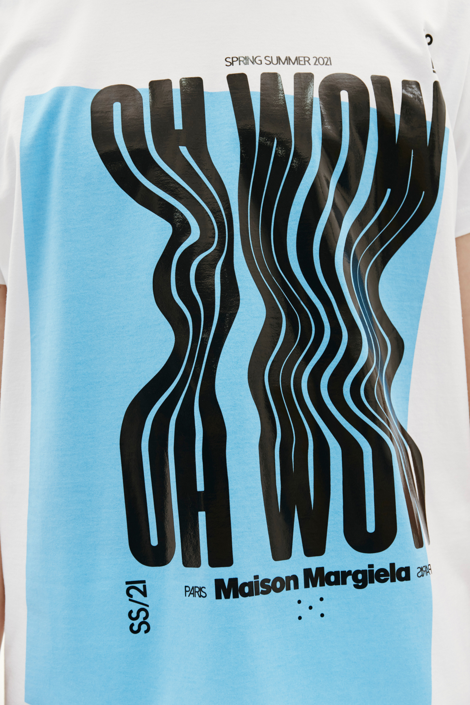 Maison Margiela Футболка с принтом Oh Wow