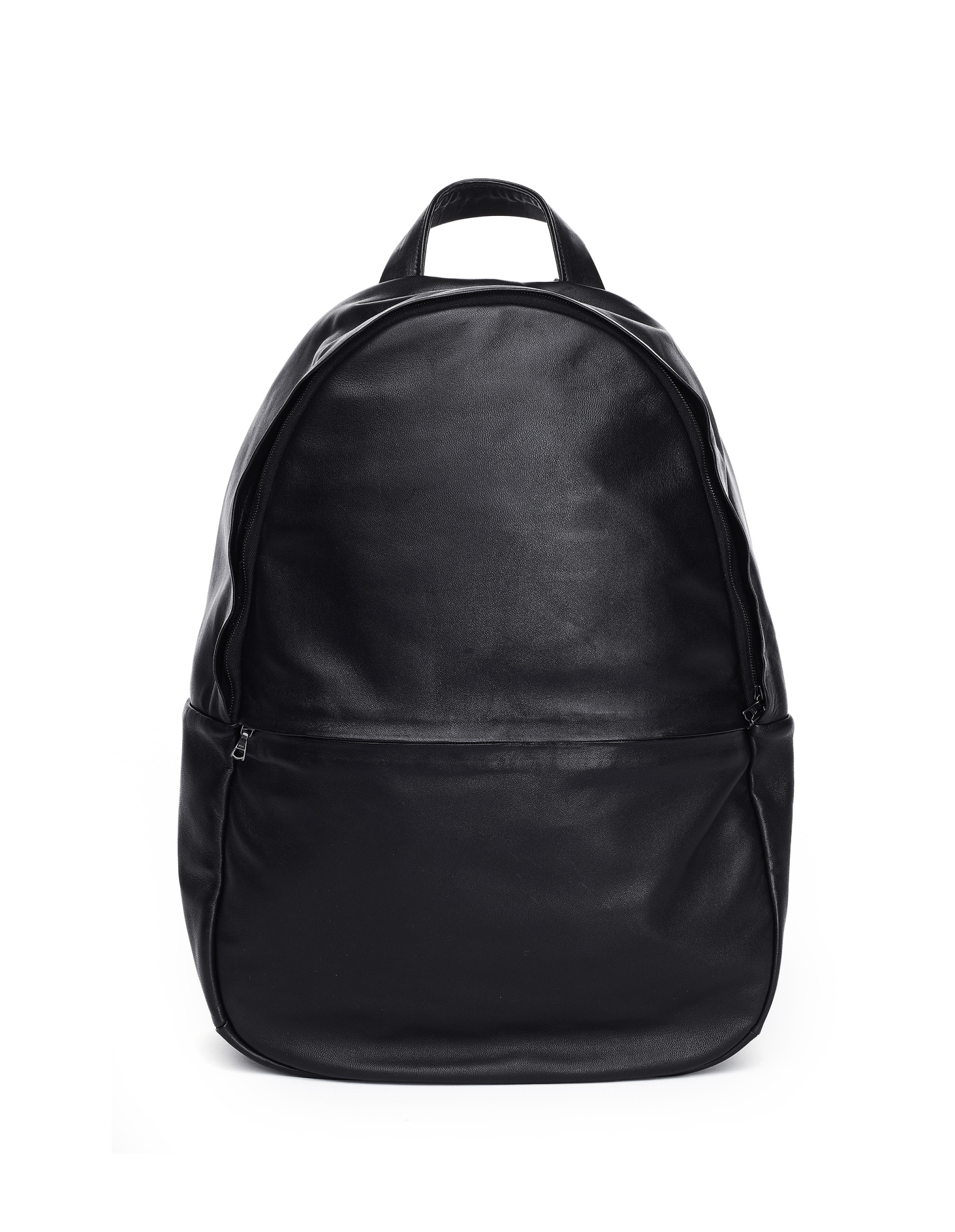 Isaac Reina Ultra Soft Black Leather Backpack