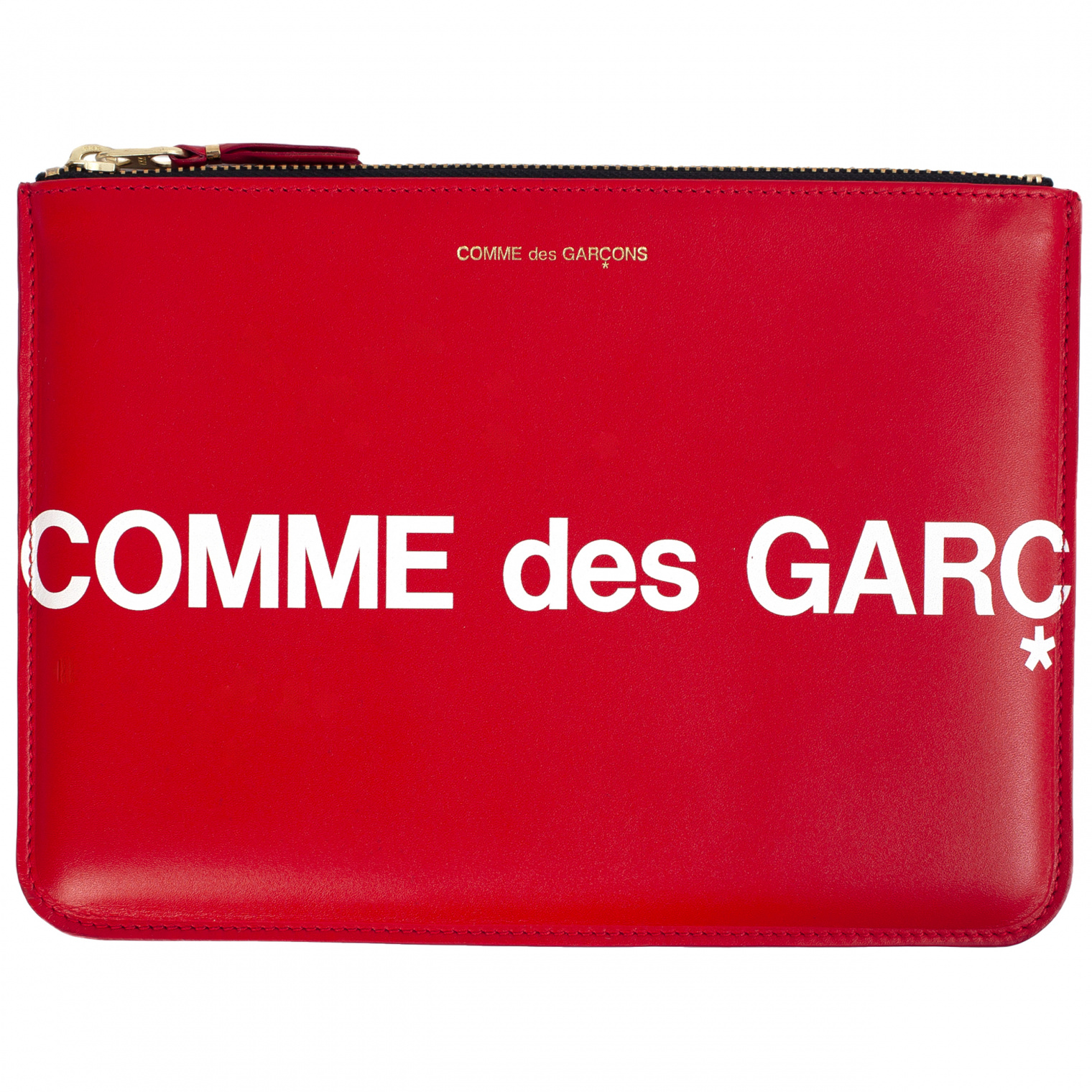 Comme des Garcons Wallets Red Leather Wallet