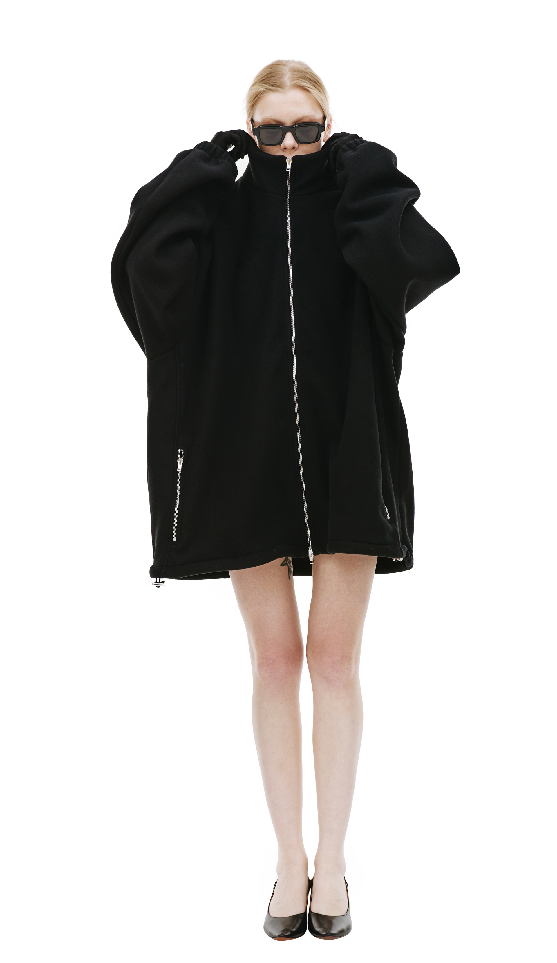 VETEMENTS Fleece zip up jacket