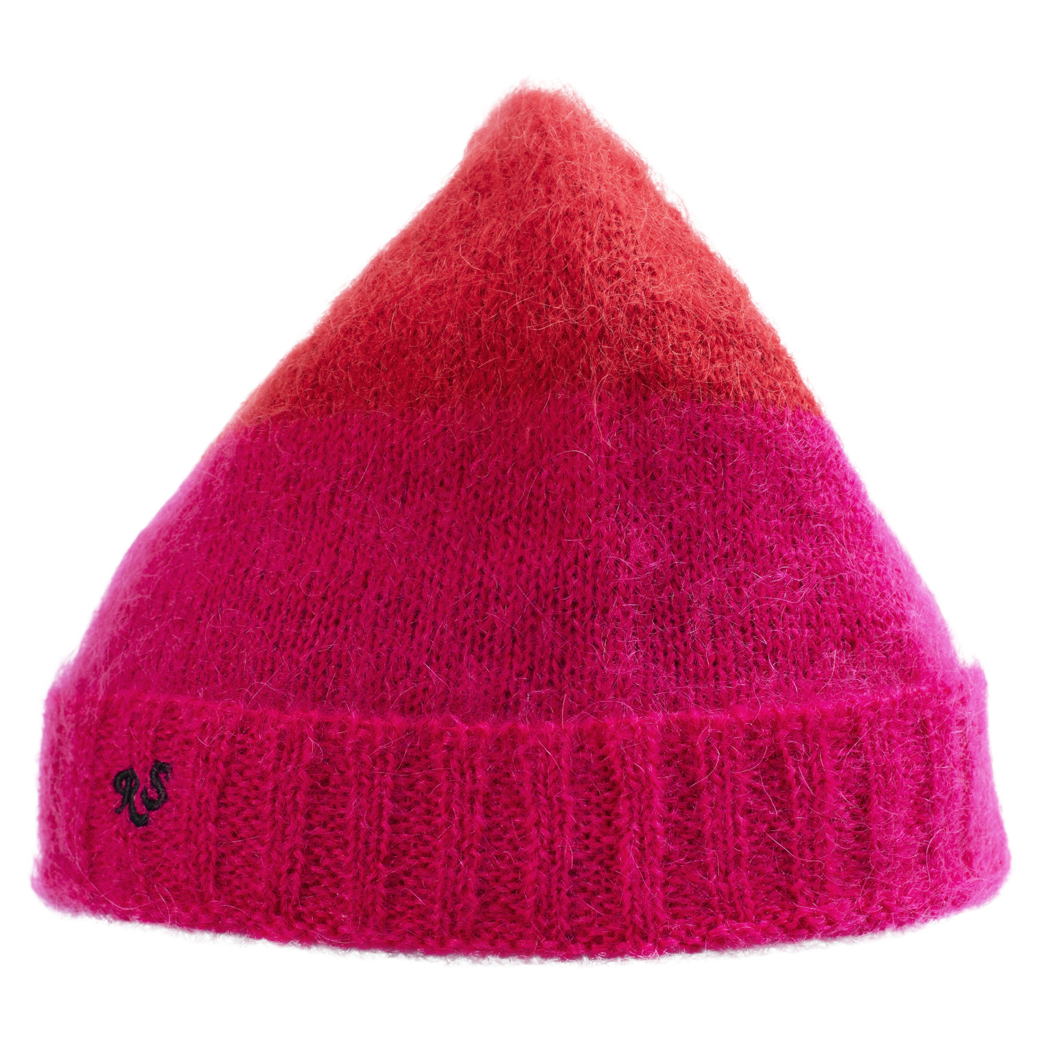 Raf Simons Two-Tone RS Knit Beanie