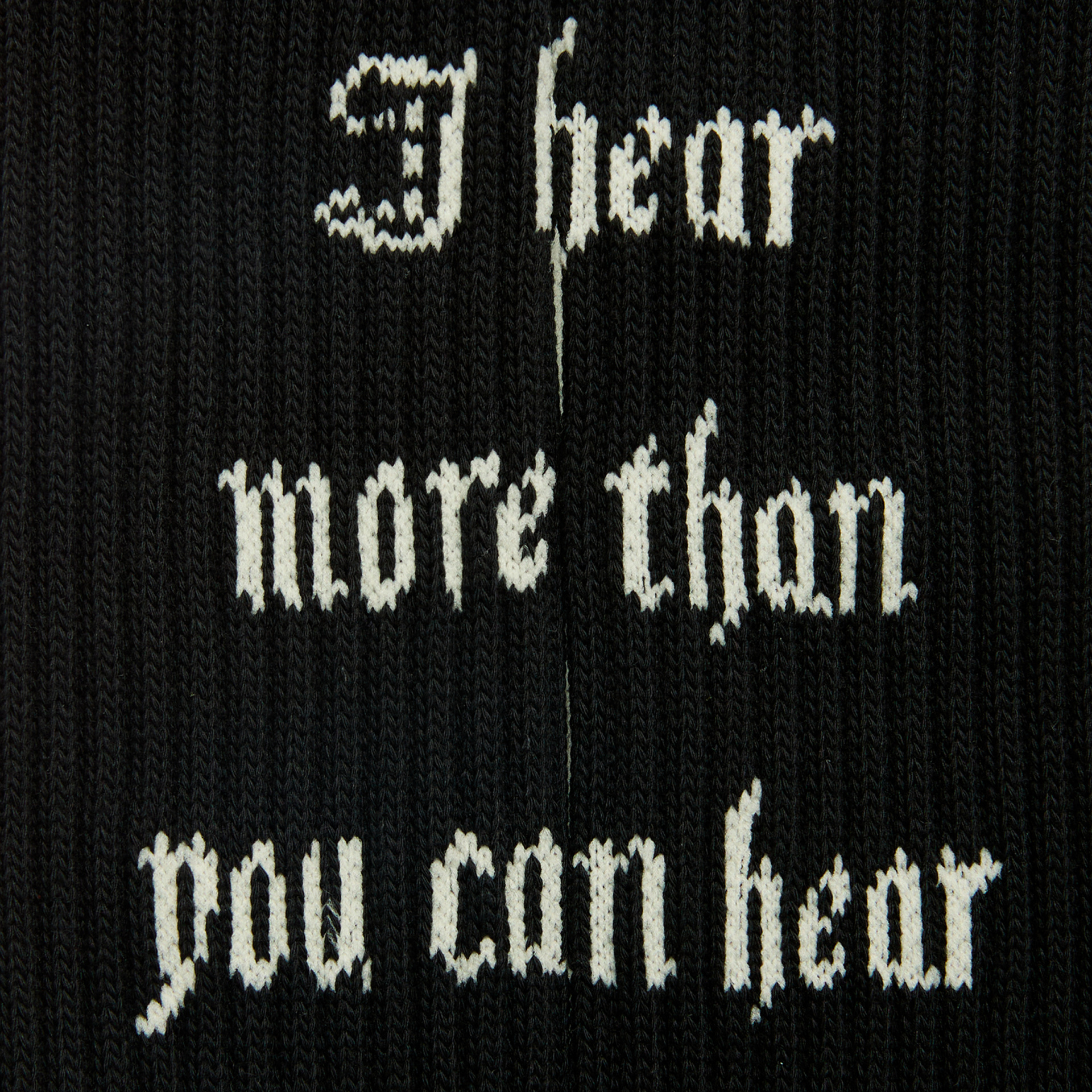 Undercover I HEAR MORE socks