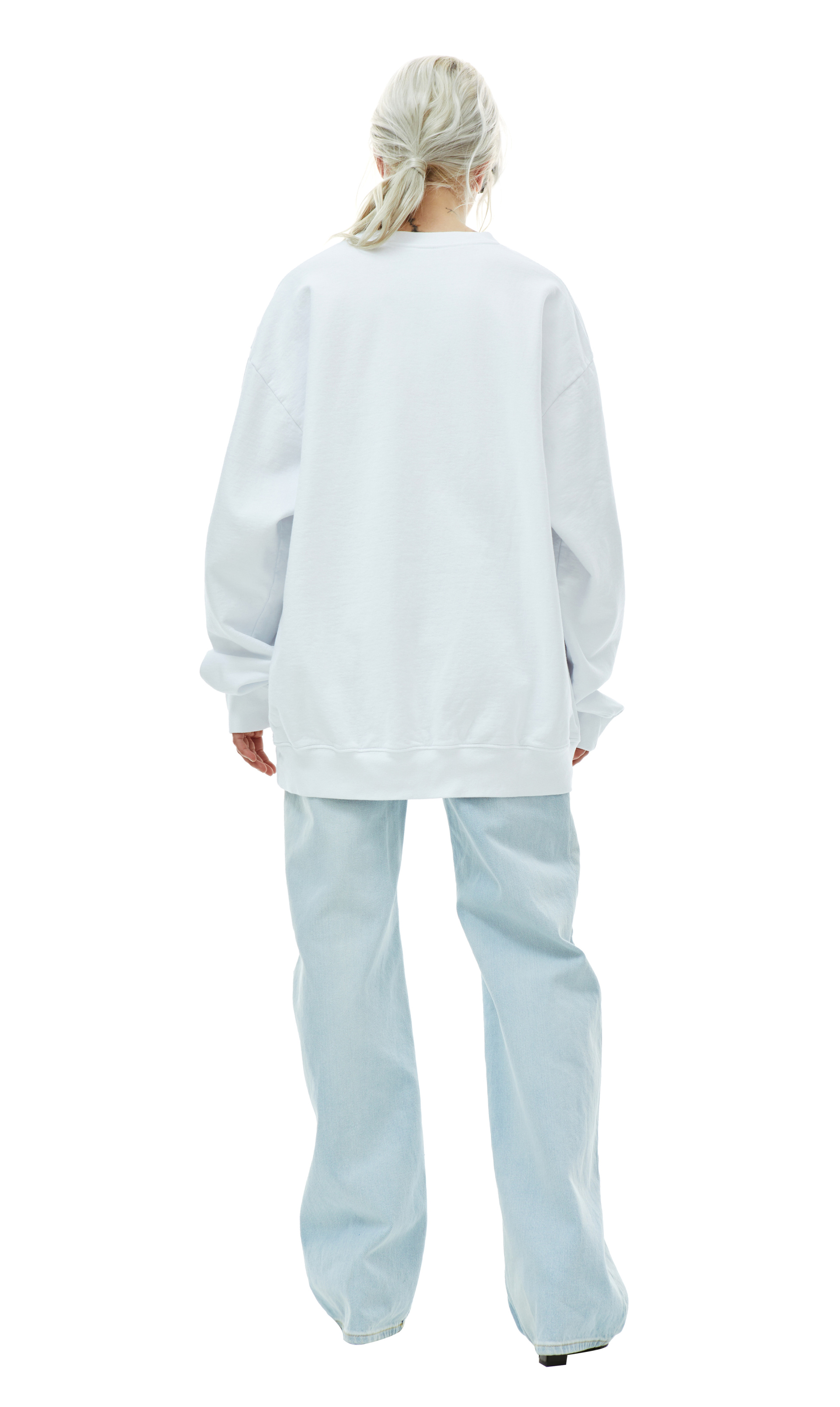 SPORTY & RICH White Diana Sweatshirt