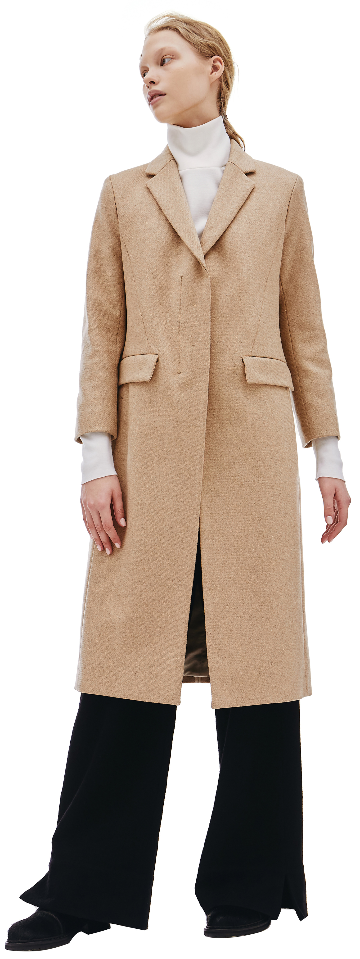 The Row Beige Wool Coat