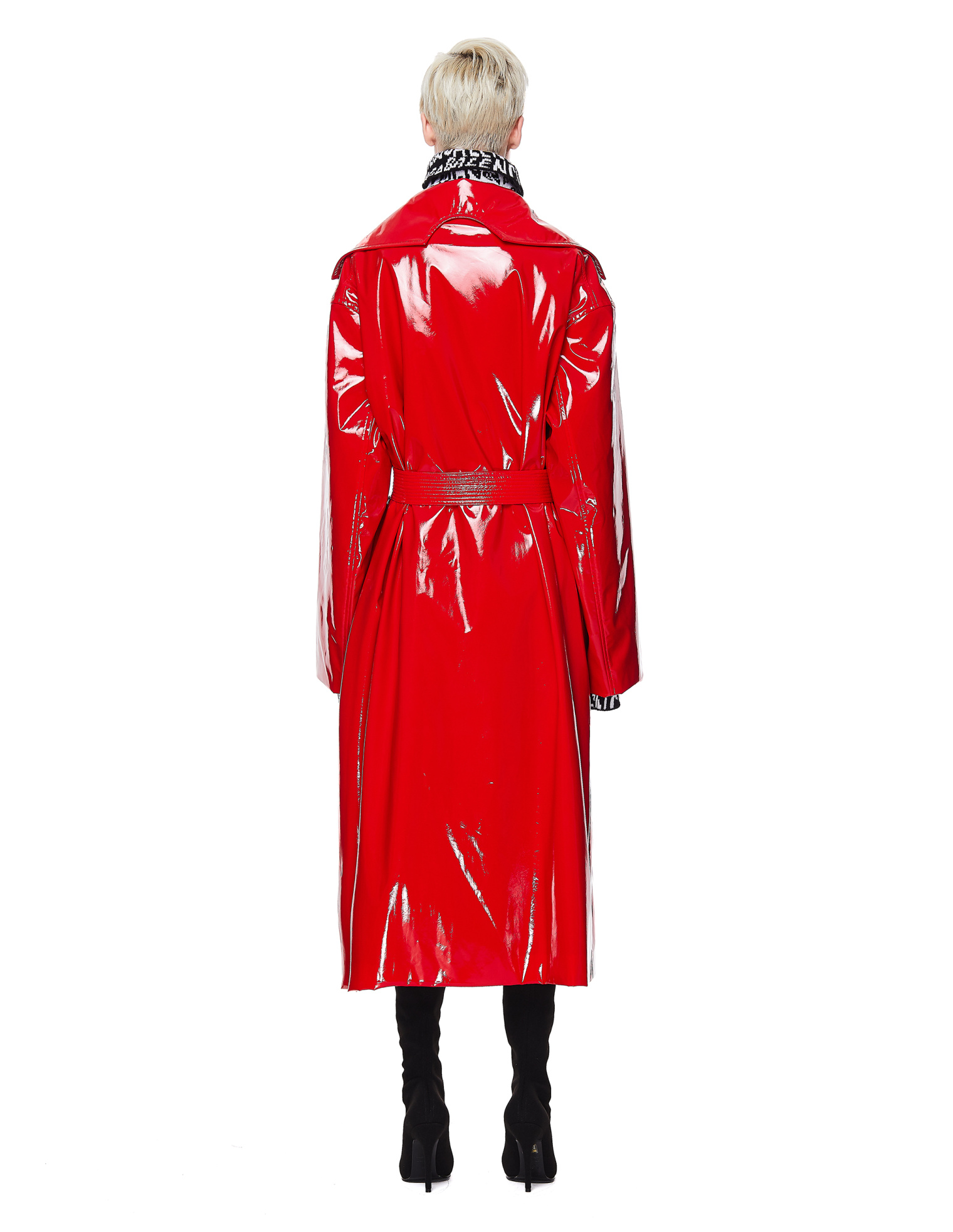 Balenciaga Плащ из лакированной эко-кожи