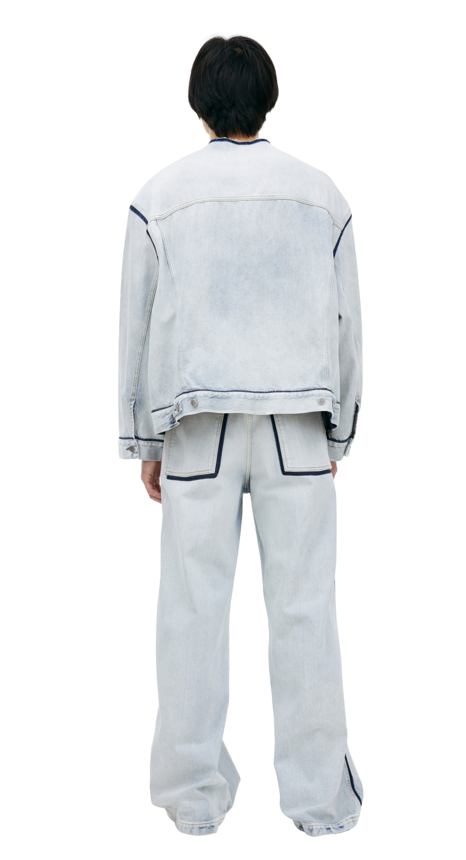 Maison Margiela Denim jacket with contrasting seams