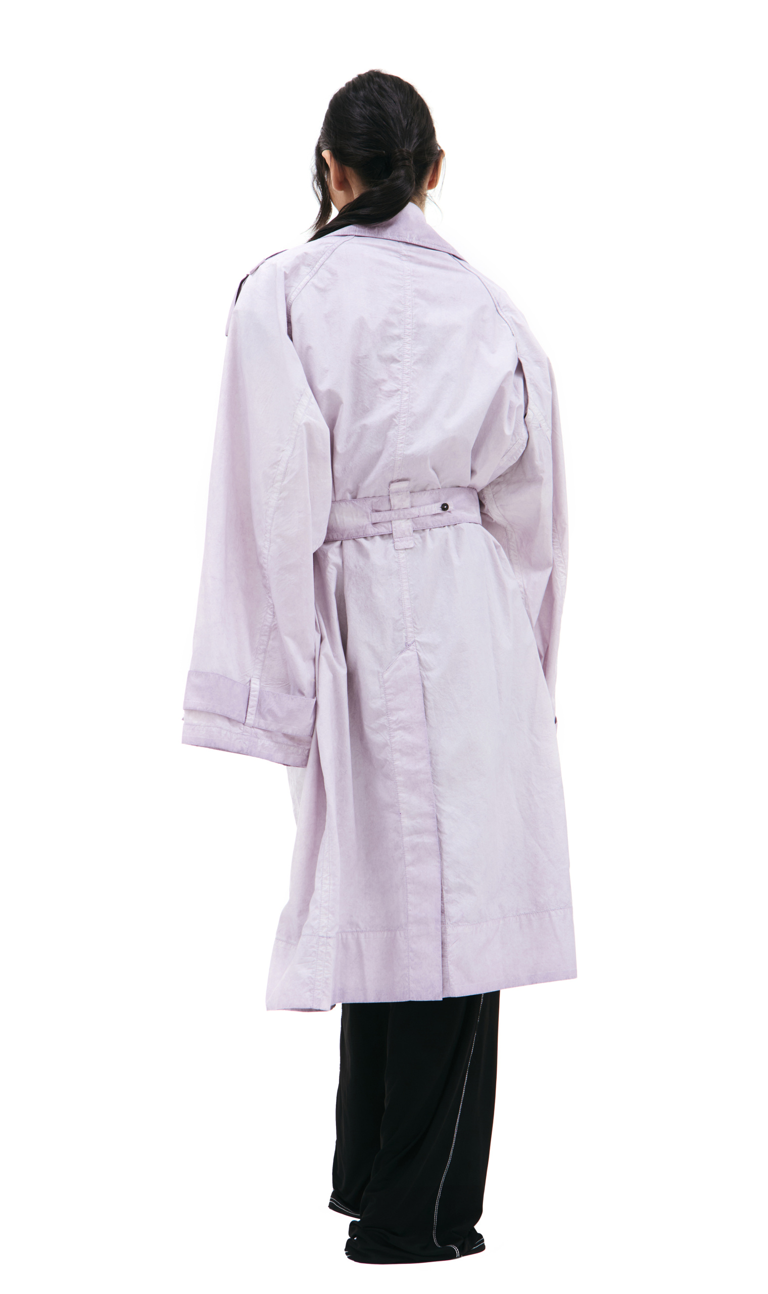 QUIRA Light purple trench coat