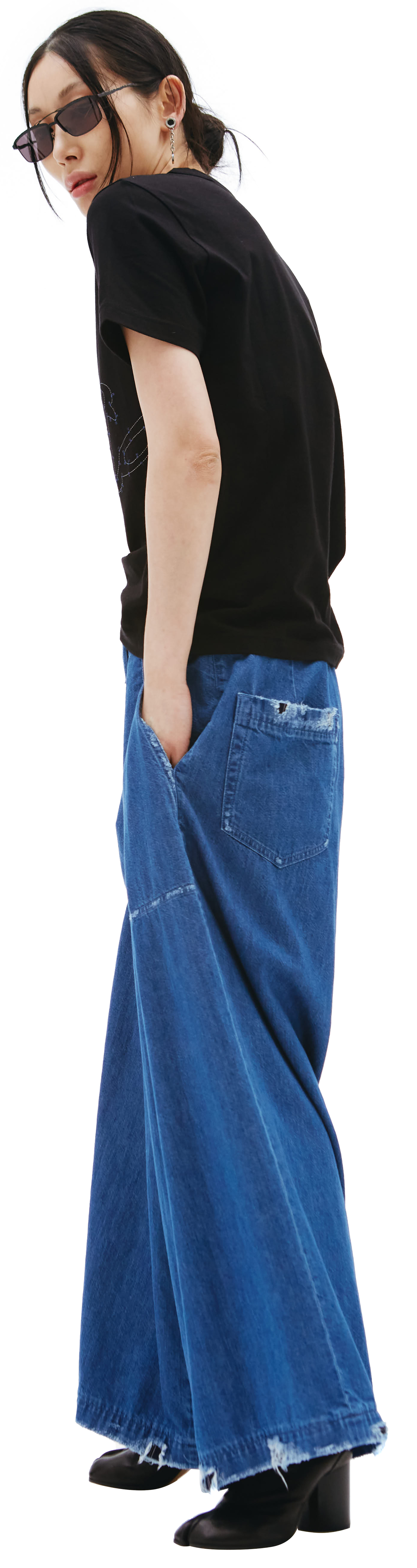 Y\'s Cotton printed t-shirt