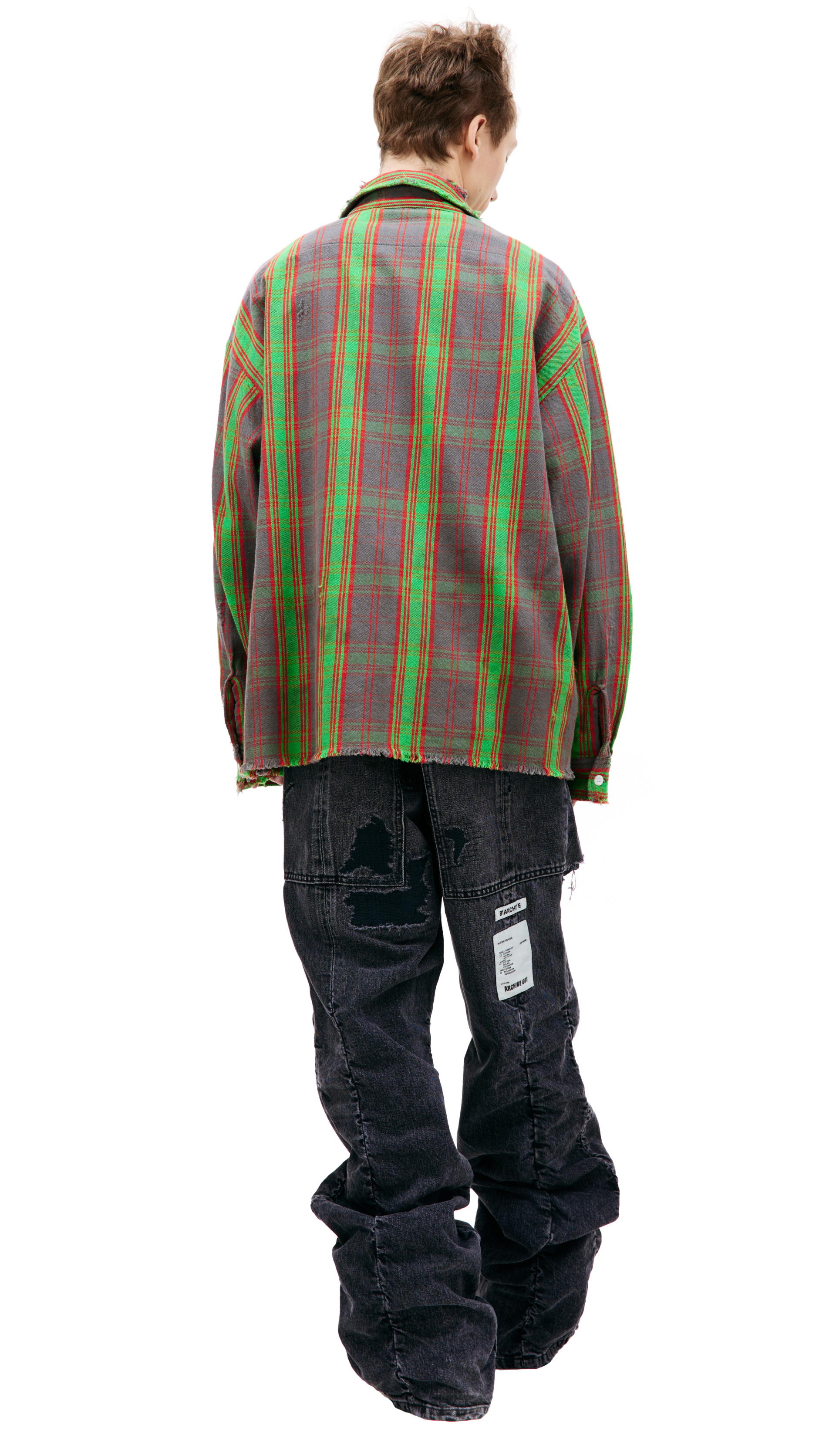 Saint Michael Saint Michael x Denim Tears cheked shirt