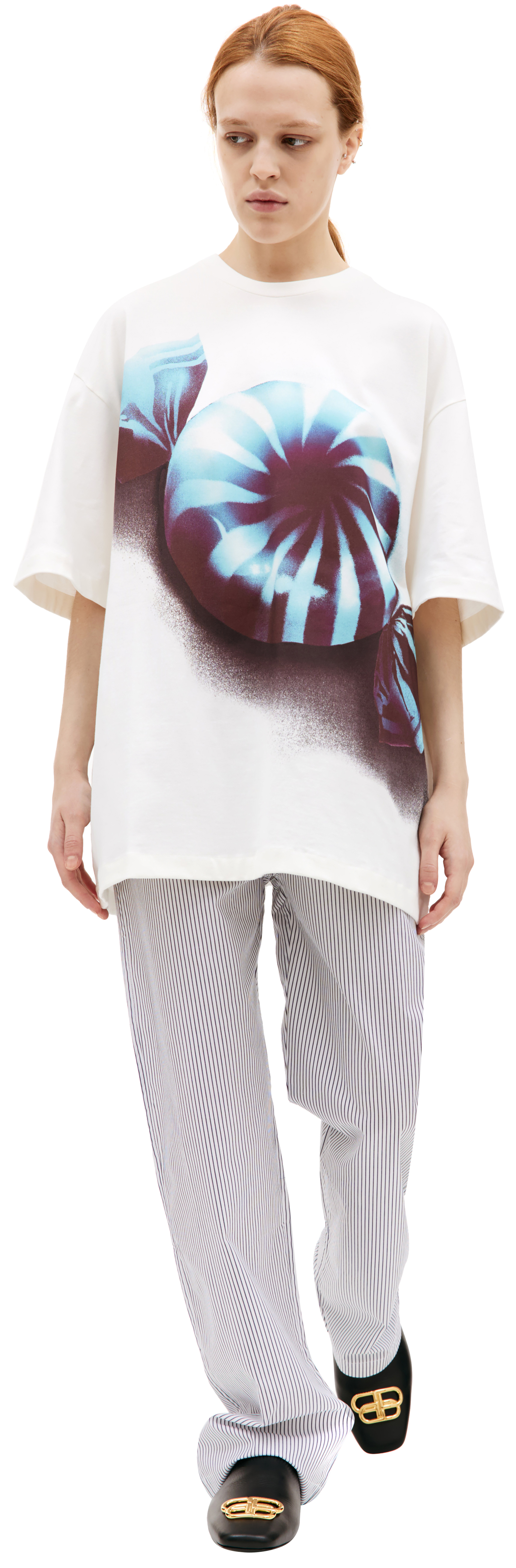Jil Sander White printed t-shirt