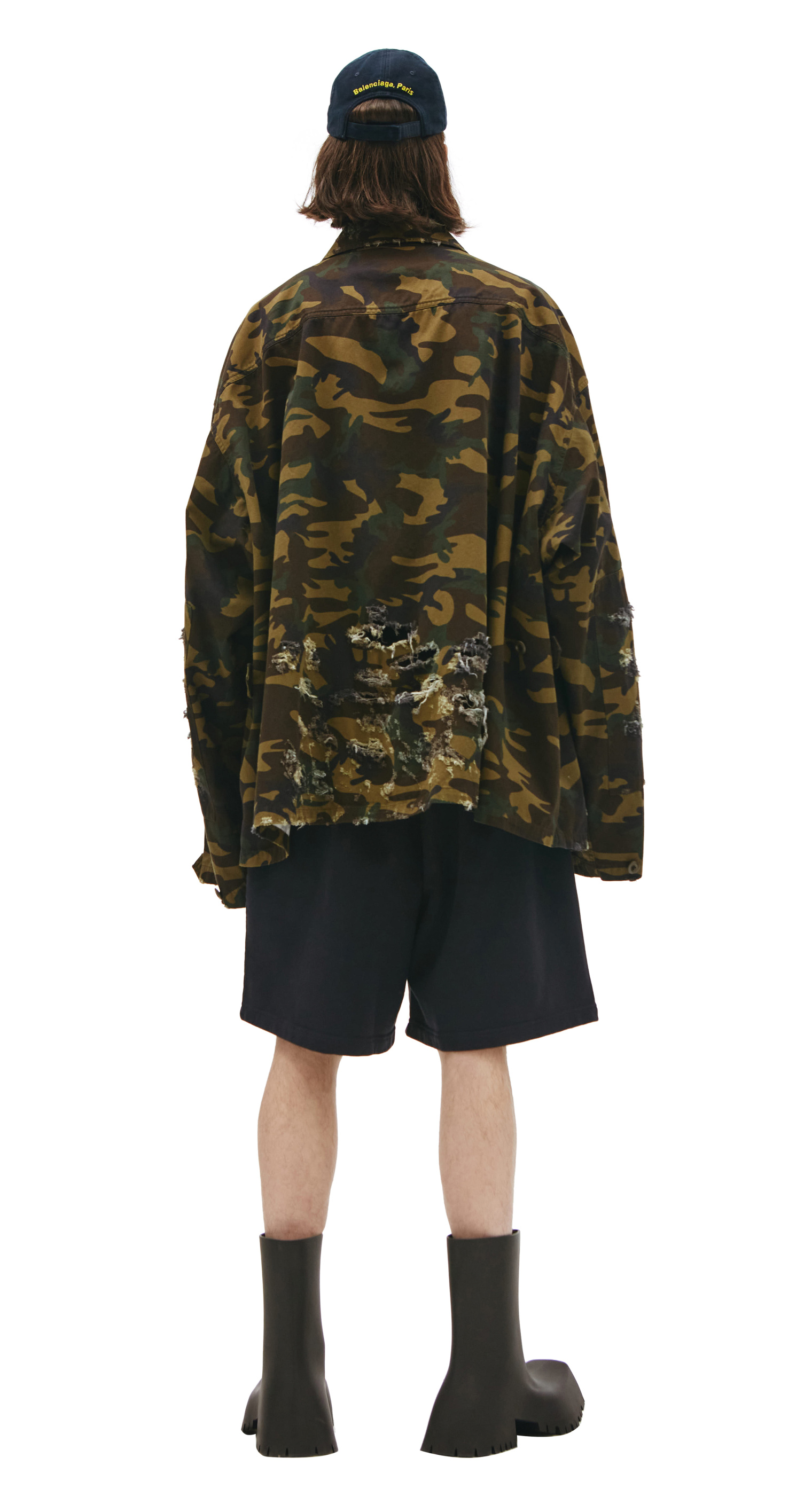 Balenciaga Camouflage Print Army Jacket