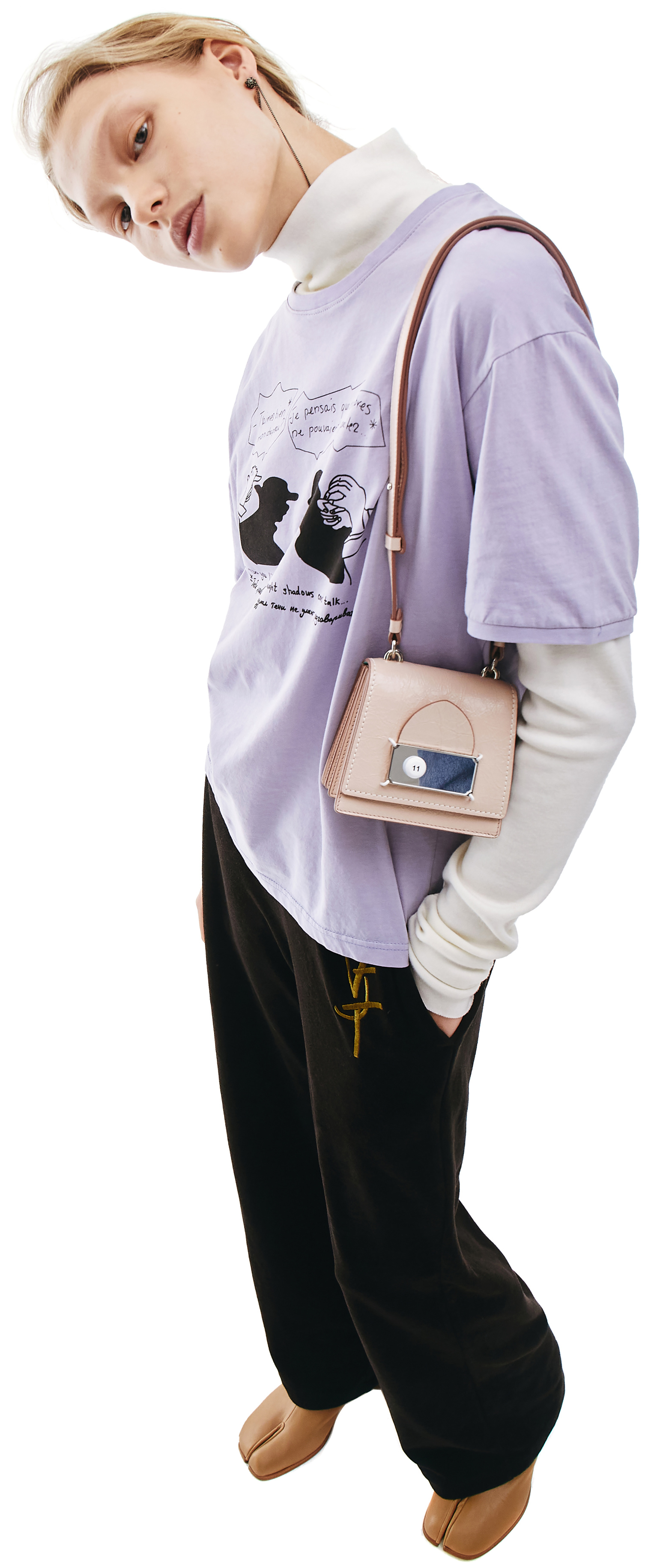 Maison Margiela Small Crossbody Bag in Pink