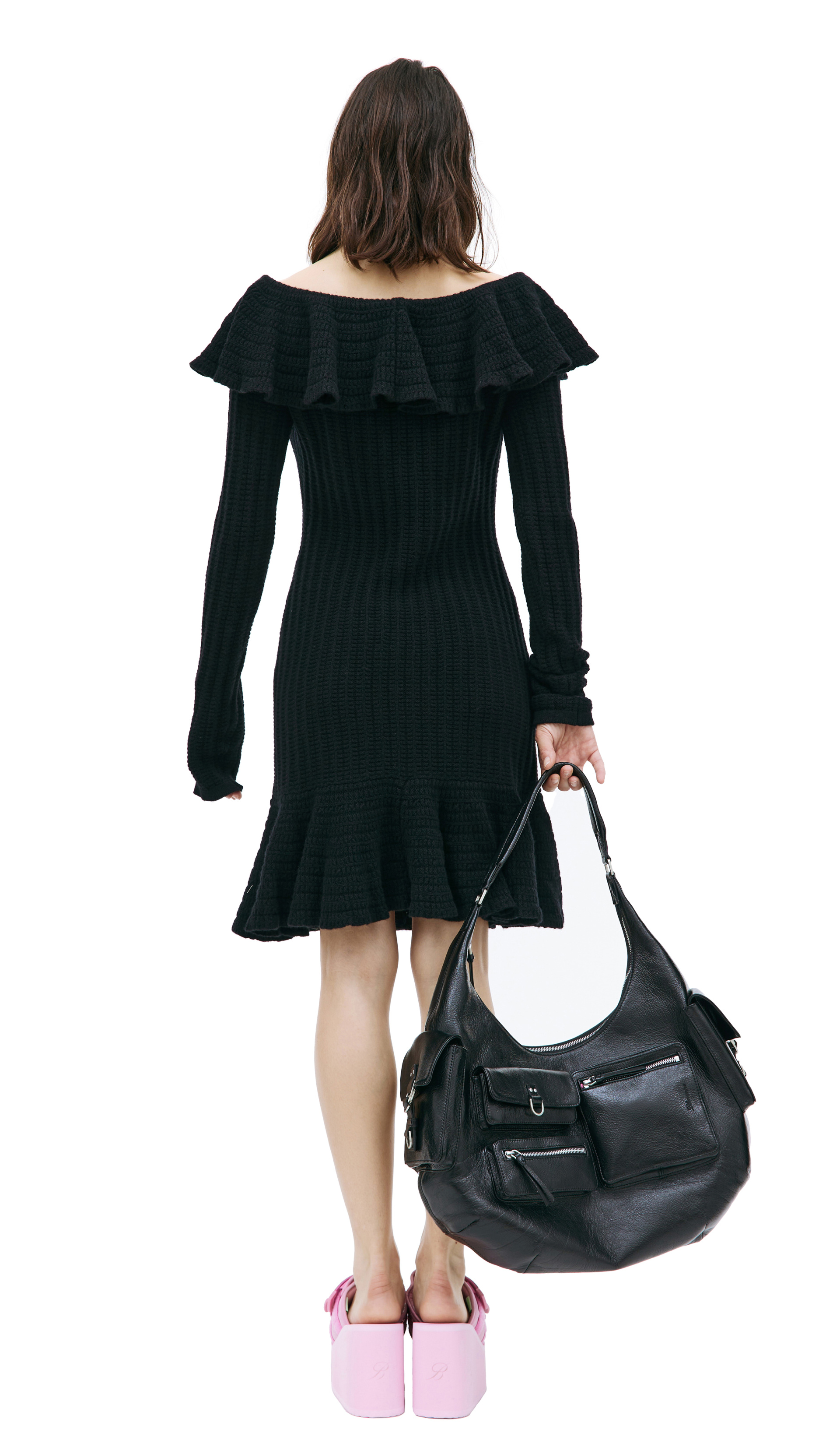 Blumarine Large hobo bag with cargo pockets