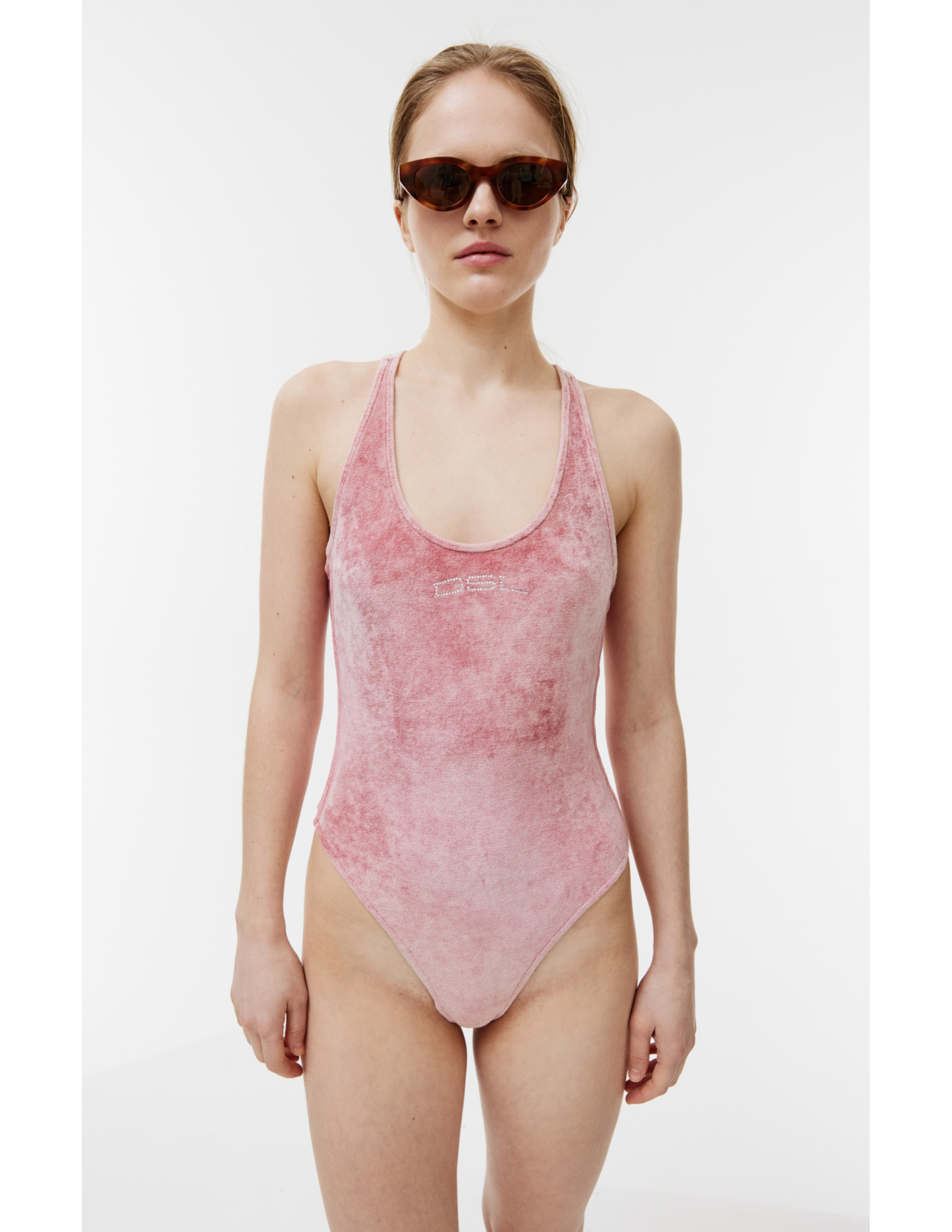 Diesel T-Vately velour bodysuit