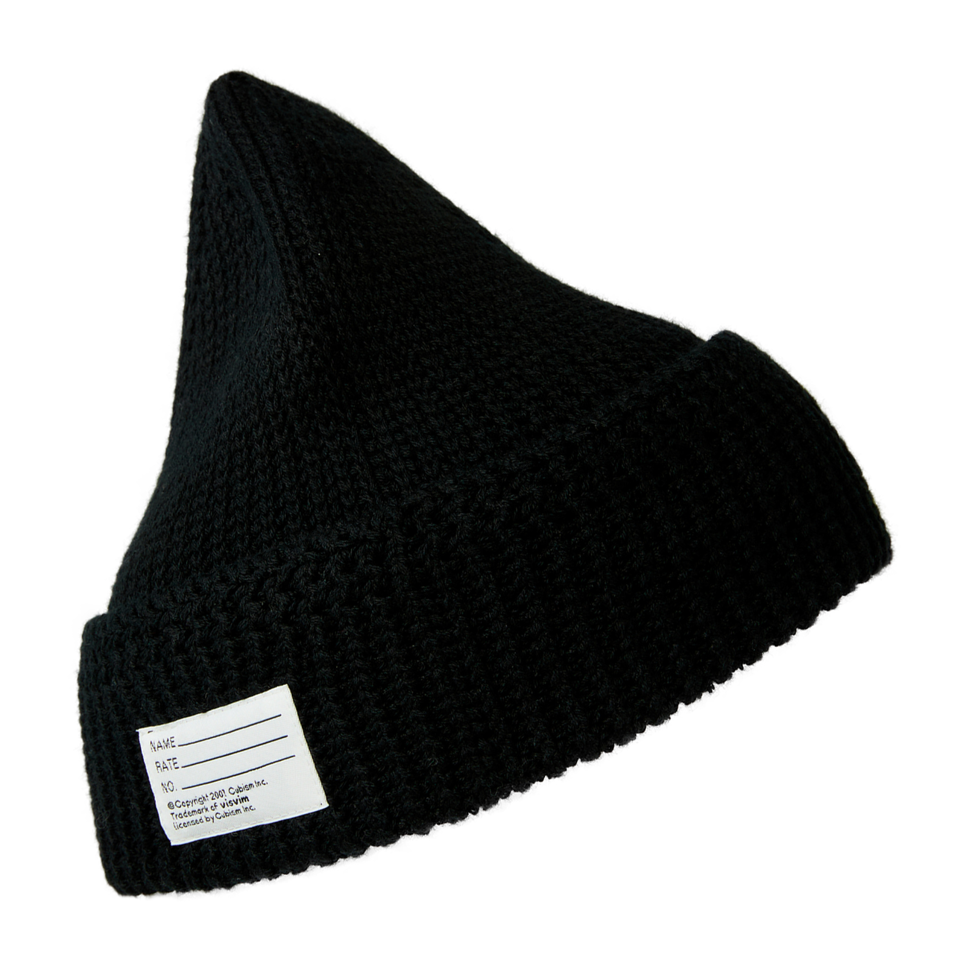 visvim Black wool beanie