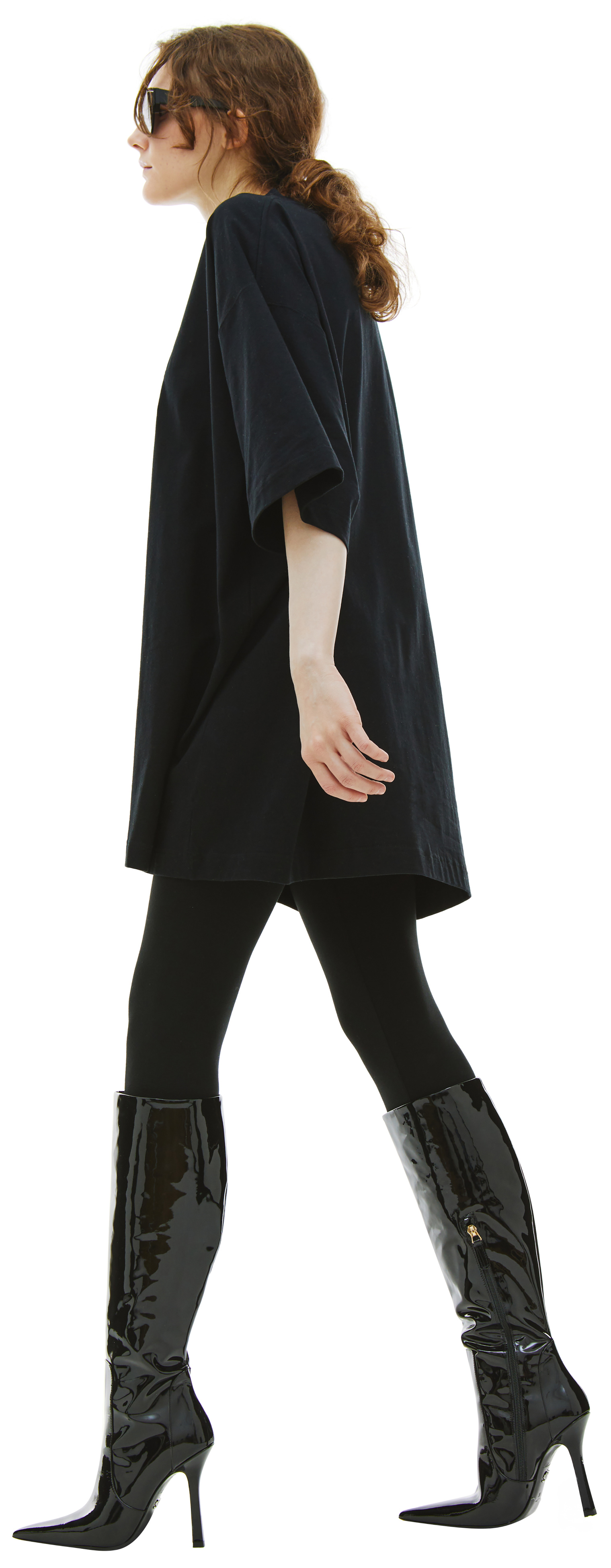 VETEMENTS Оверсайз футболка с вышивкой \'Large\'