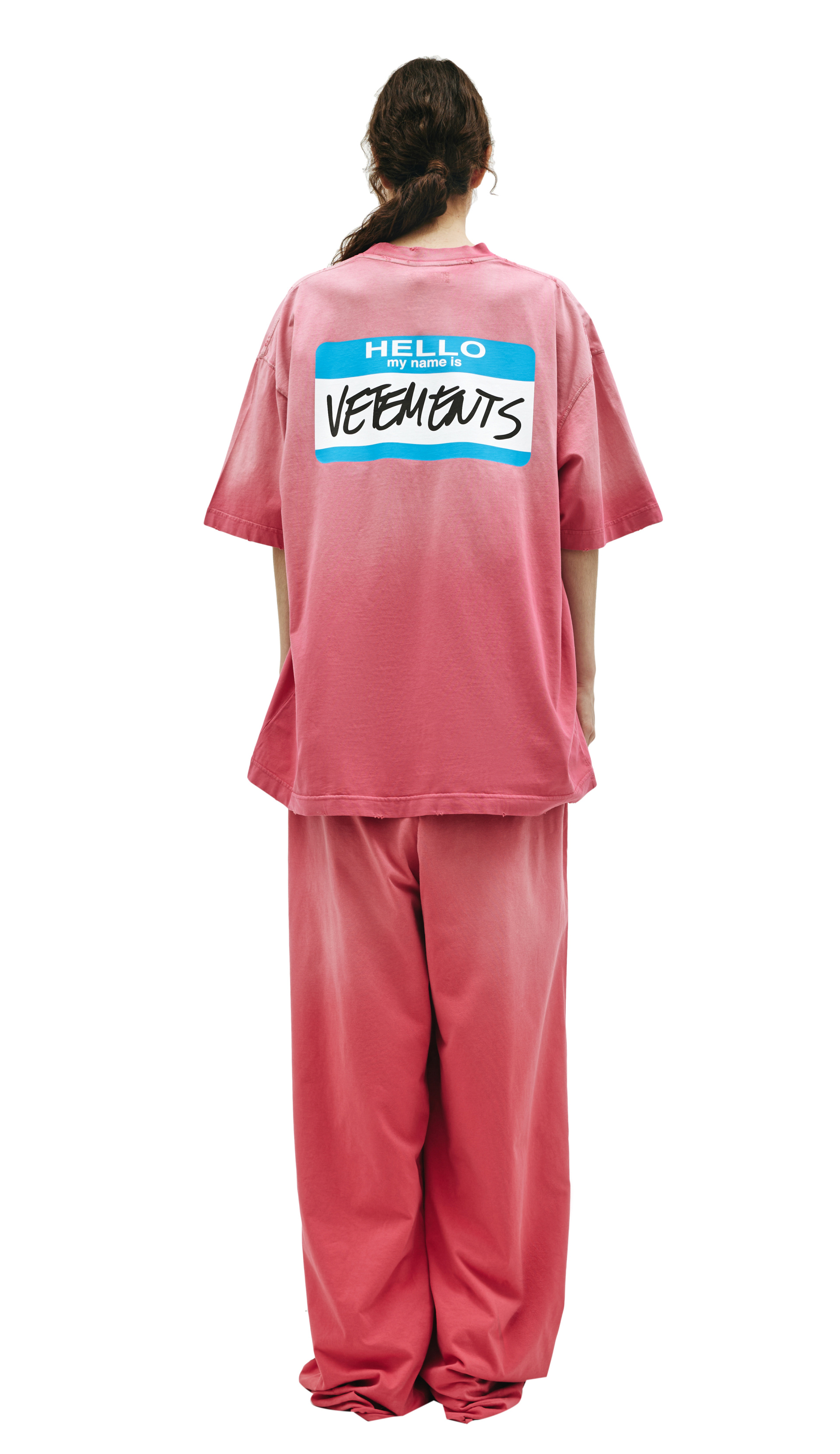 VETEMENTS \'My name is\' printed t-shirt